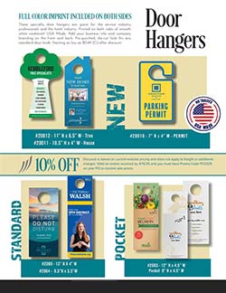 Door hanger sales flyer
