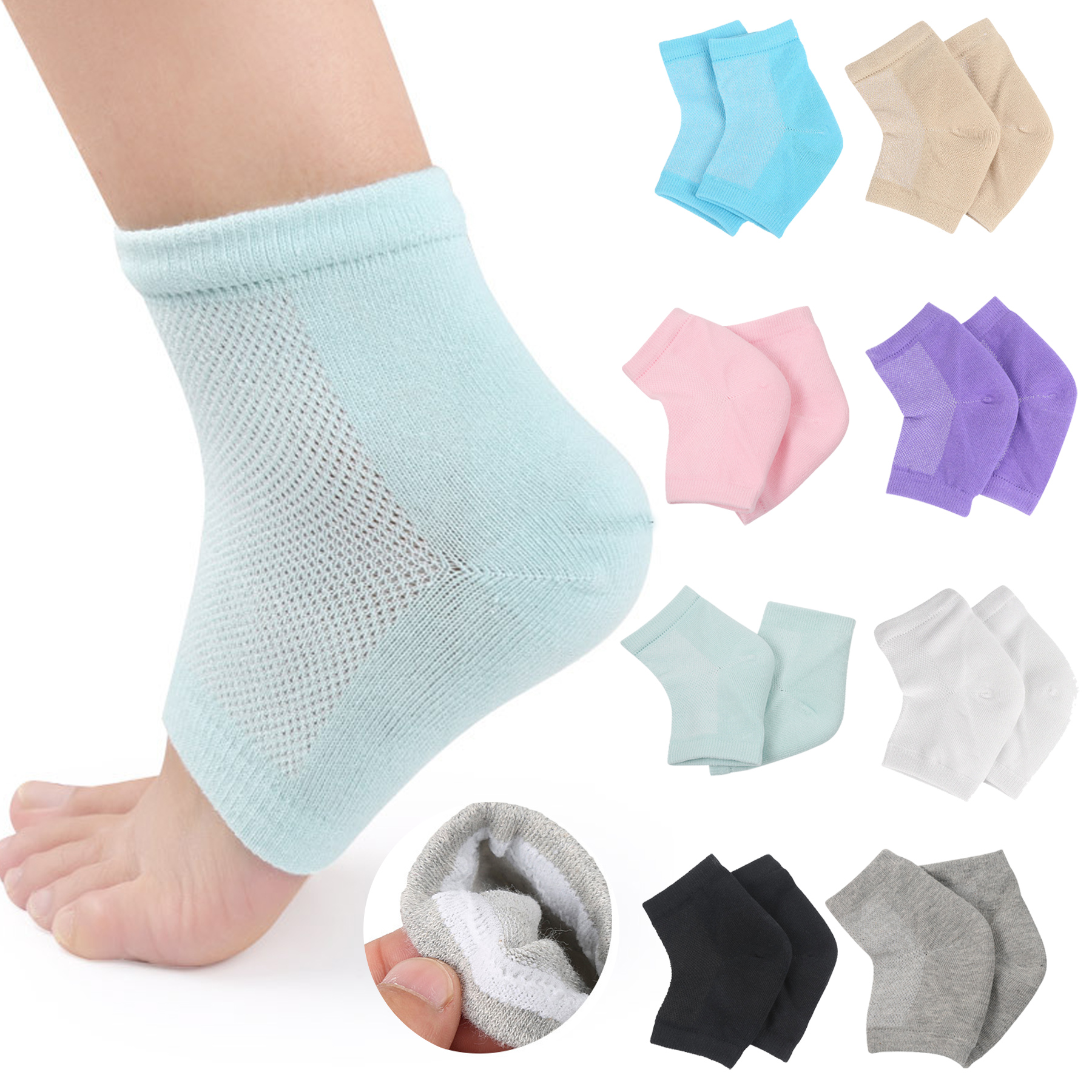 Moisturizing Heel Socks for Cracked Treatment 6