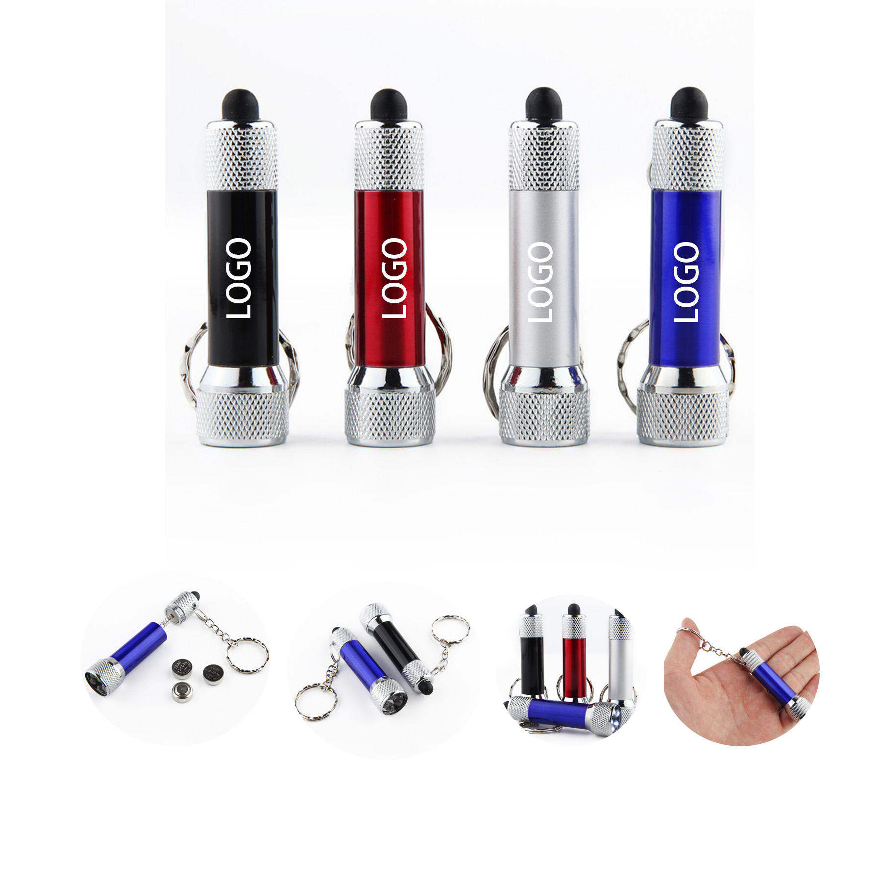 3 LED Aluminum Keychain 1