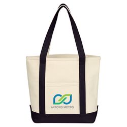 Small Starboard Cotton Canvas Tote Bag - Thumbnail 2