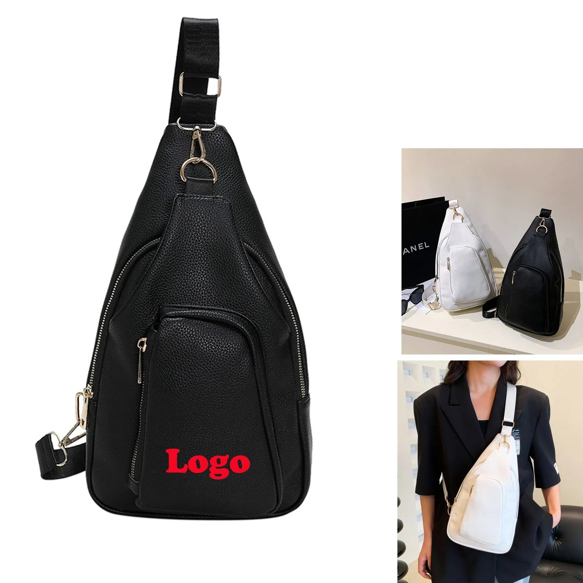 PU leather crossbody bag for women