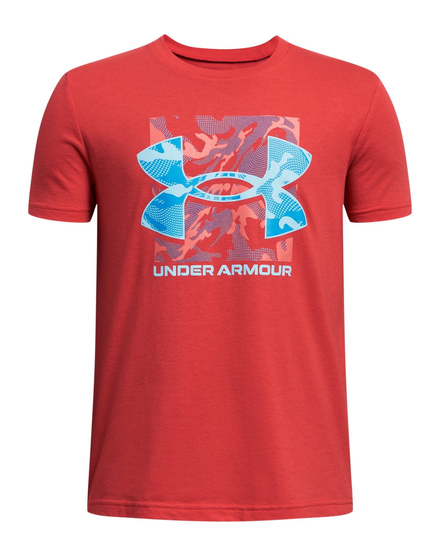 UA Box Logo Camo Boys' Short Sleeve T-Shirt 7