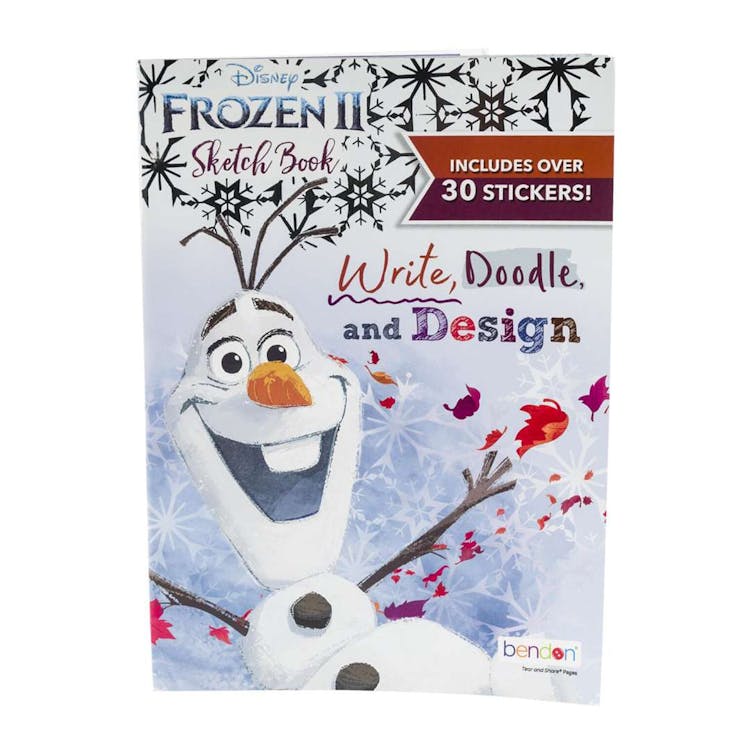 Disney Frozen 2 Sketch Books - Over 30 Stickers 2