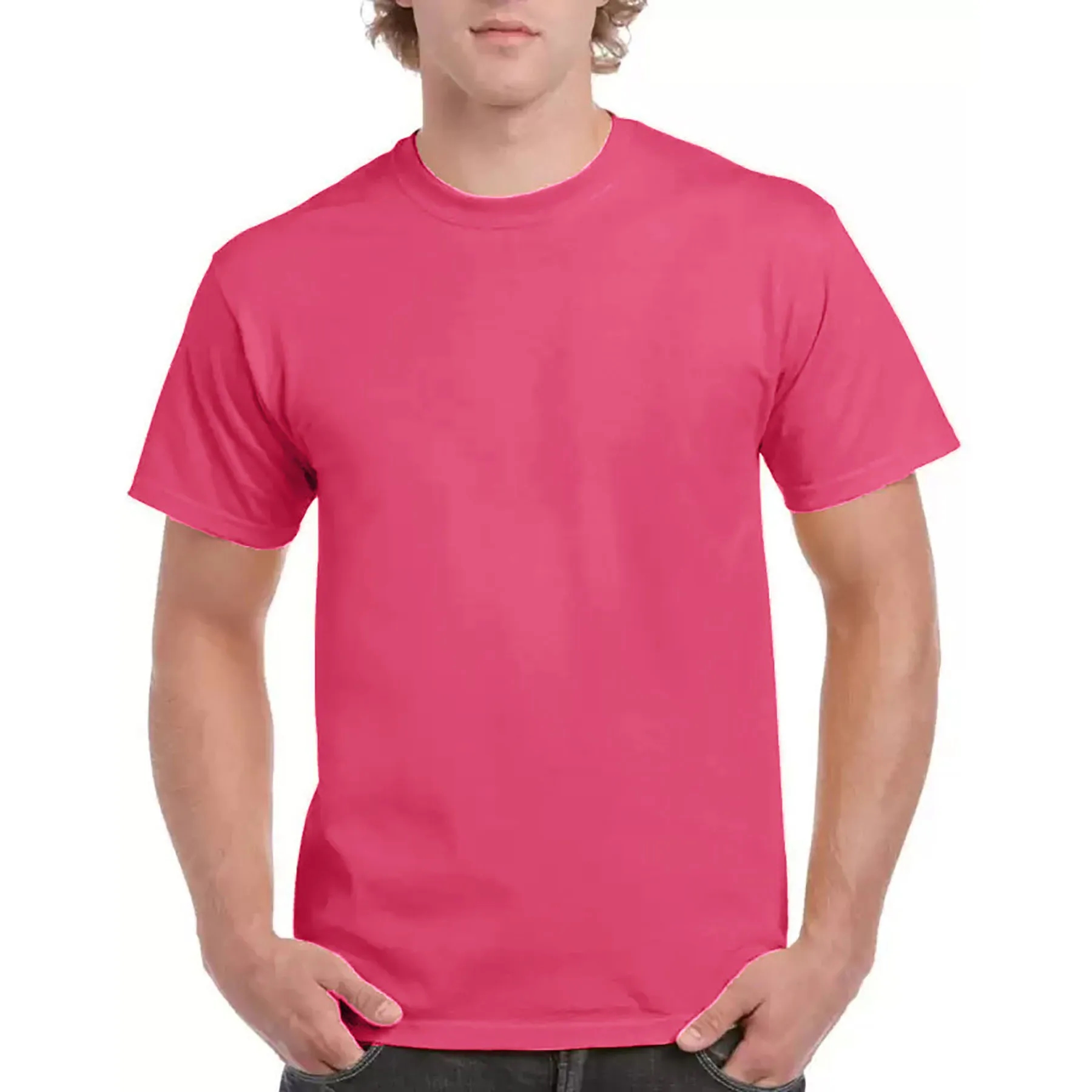 100% Cotton Crew Neck T-shirt Men's 24