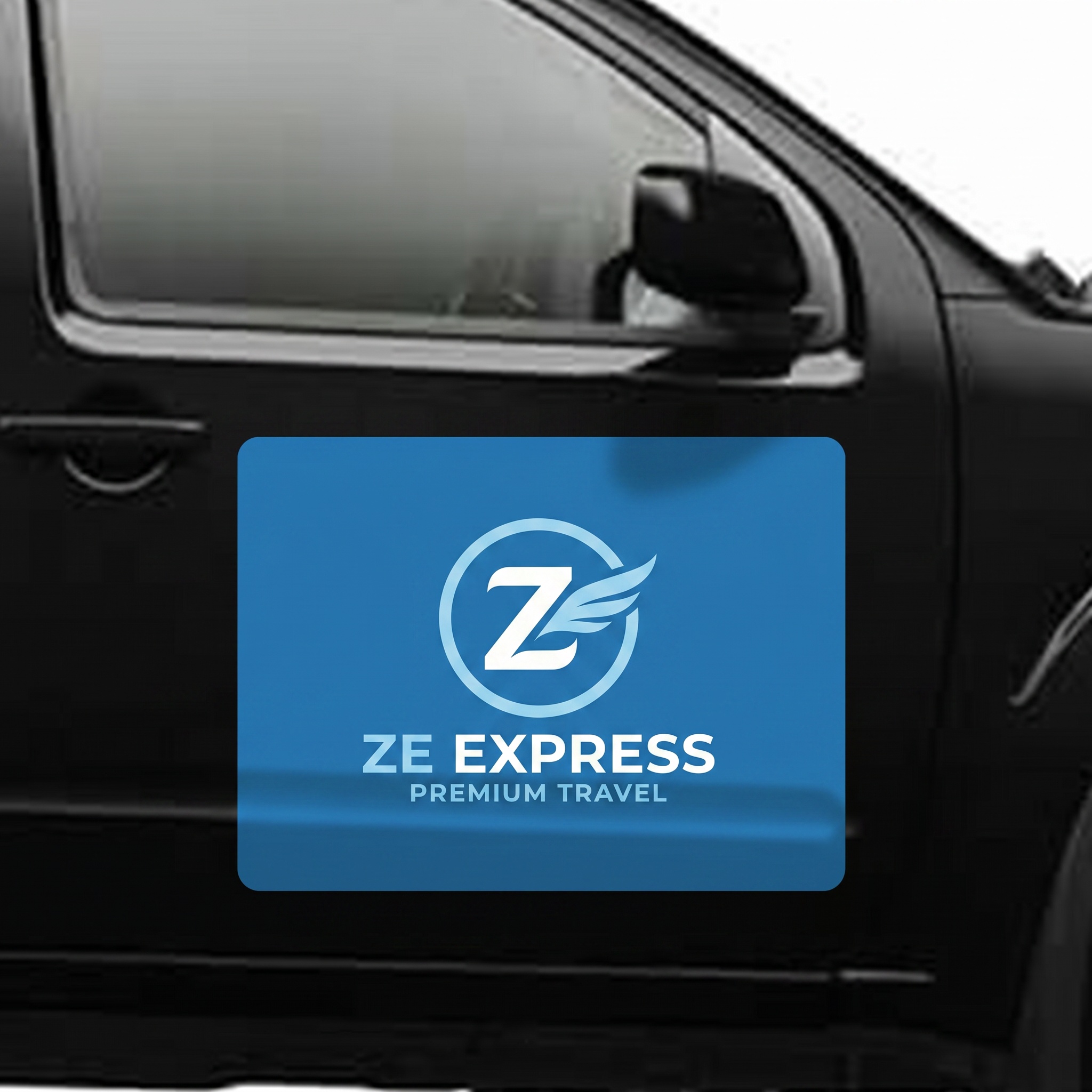 Printed Square Magnetic Vehicle sticker
