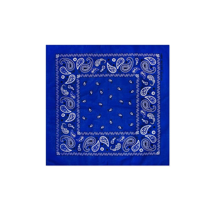 Classic Cotton Bandanas - Royal Blue 3