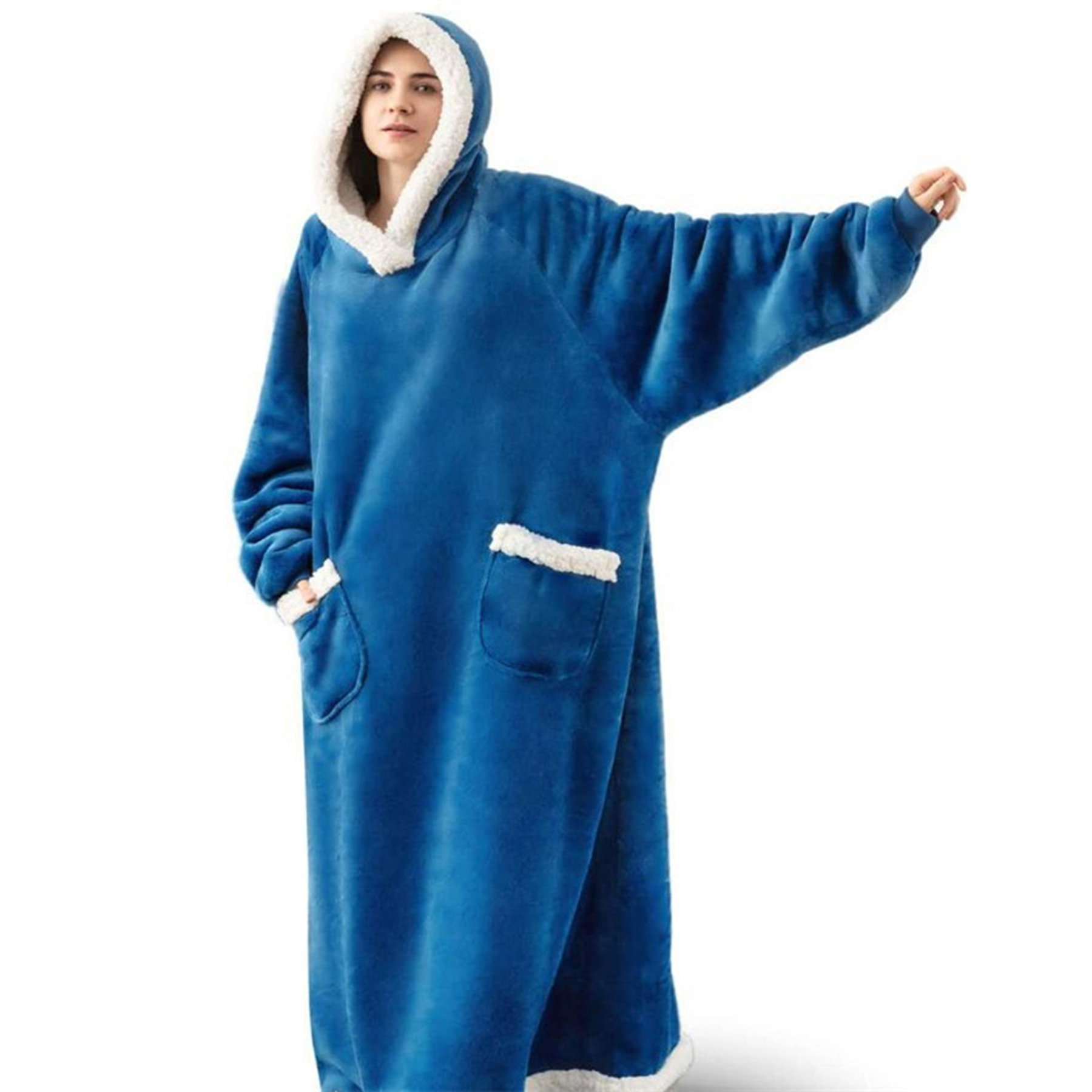 Long Sleeves Wearable Warm Blanket