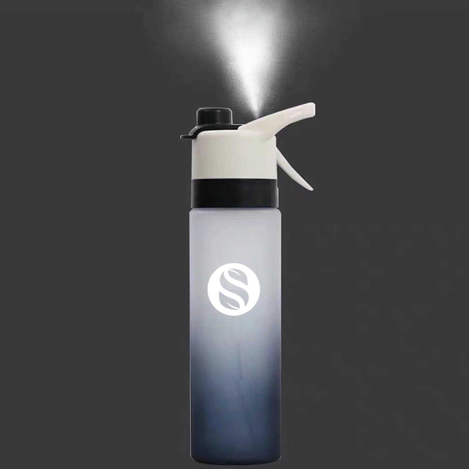 Portable Clear Spray Water Bottle 27Oz