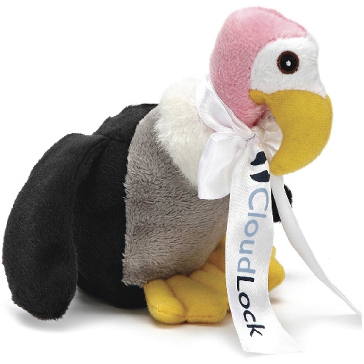 Stuffed Animal Bird Vulture 8"BeaniVulture Curto Toy