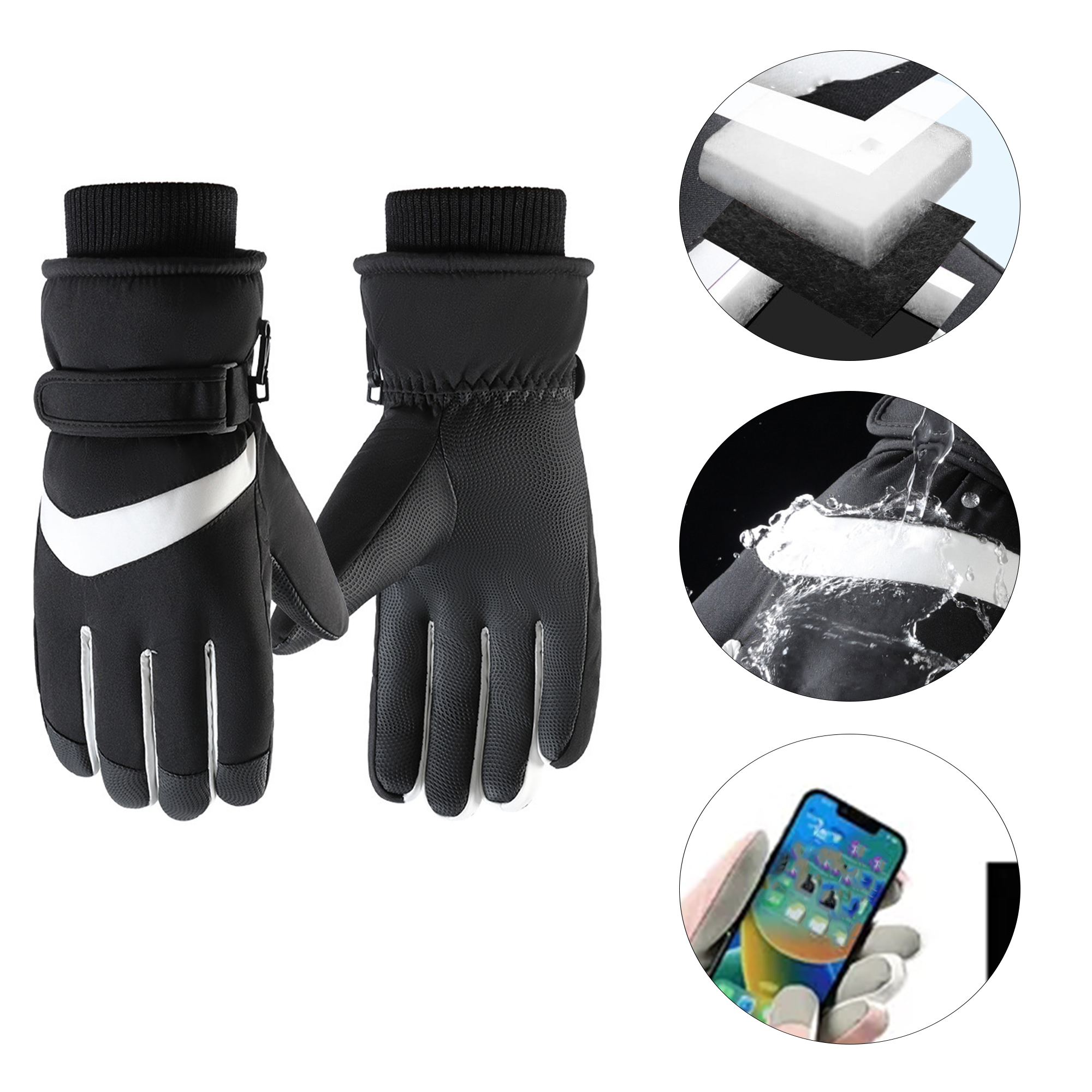 Winter Waterproof Ski Gloves 7