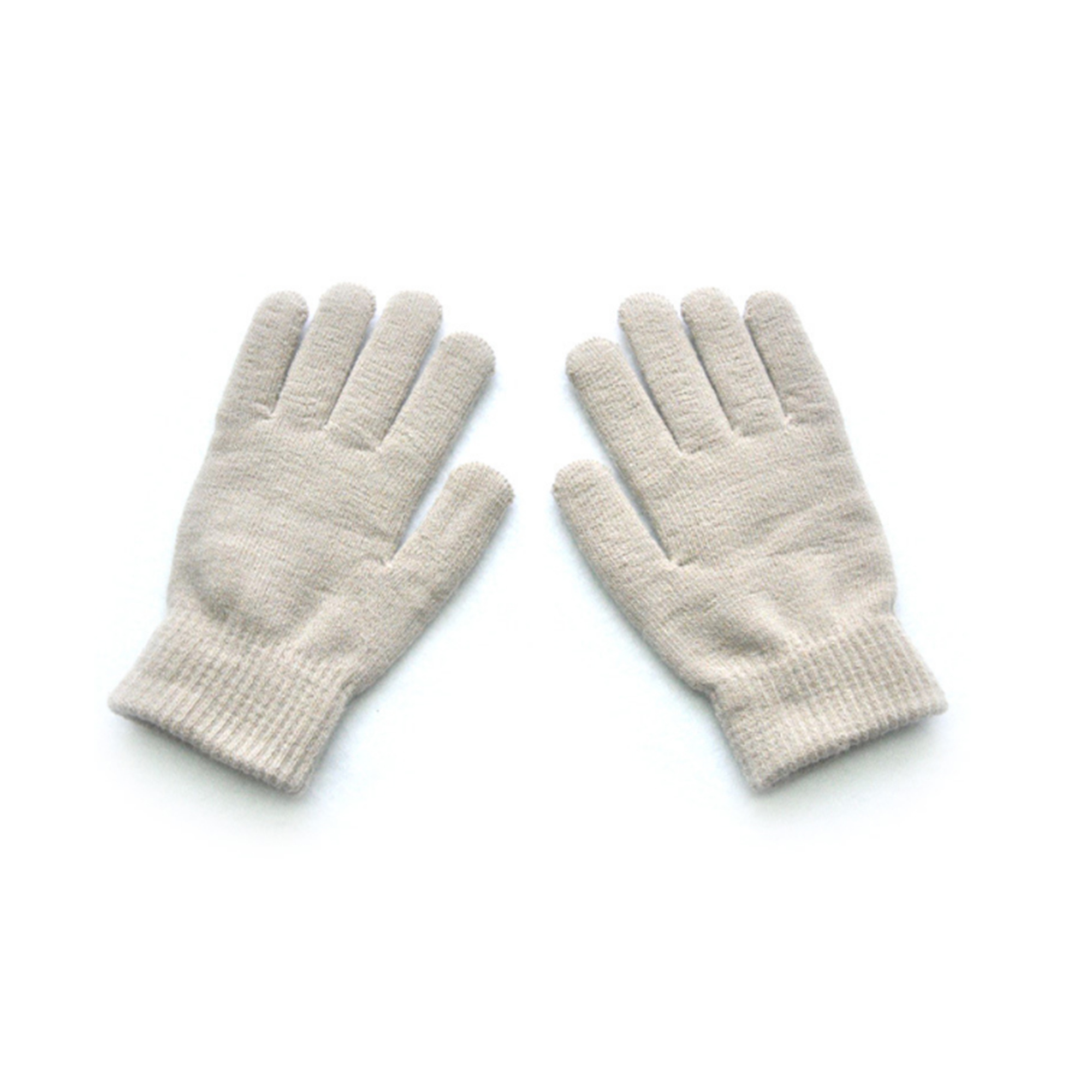 MOQ 50 PCS Stylish Winter Solid Color Knitted Gloves 17