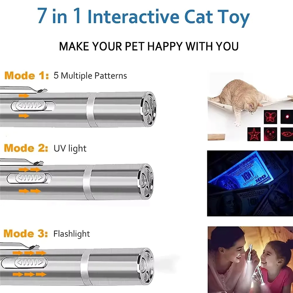Rechargeable Cat Interactive Laser Toy 15