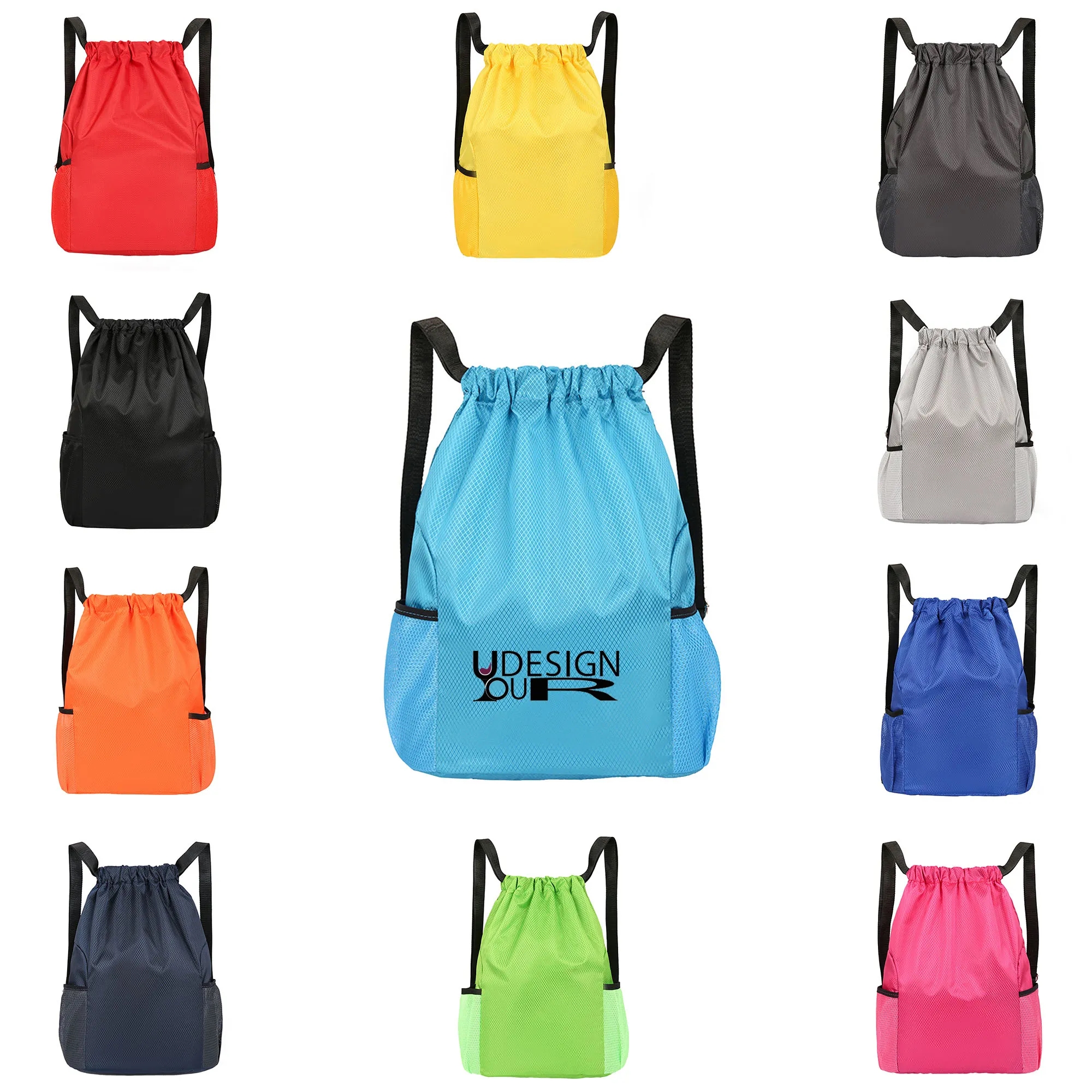 Sports Drawstring Backpack Bag