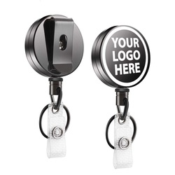 Retractable and powerful easy pull keychain