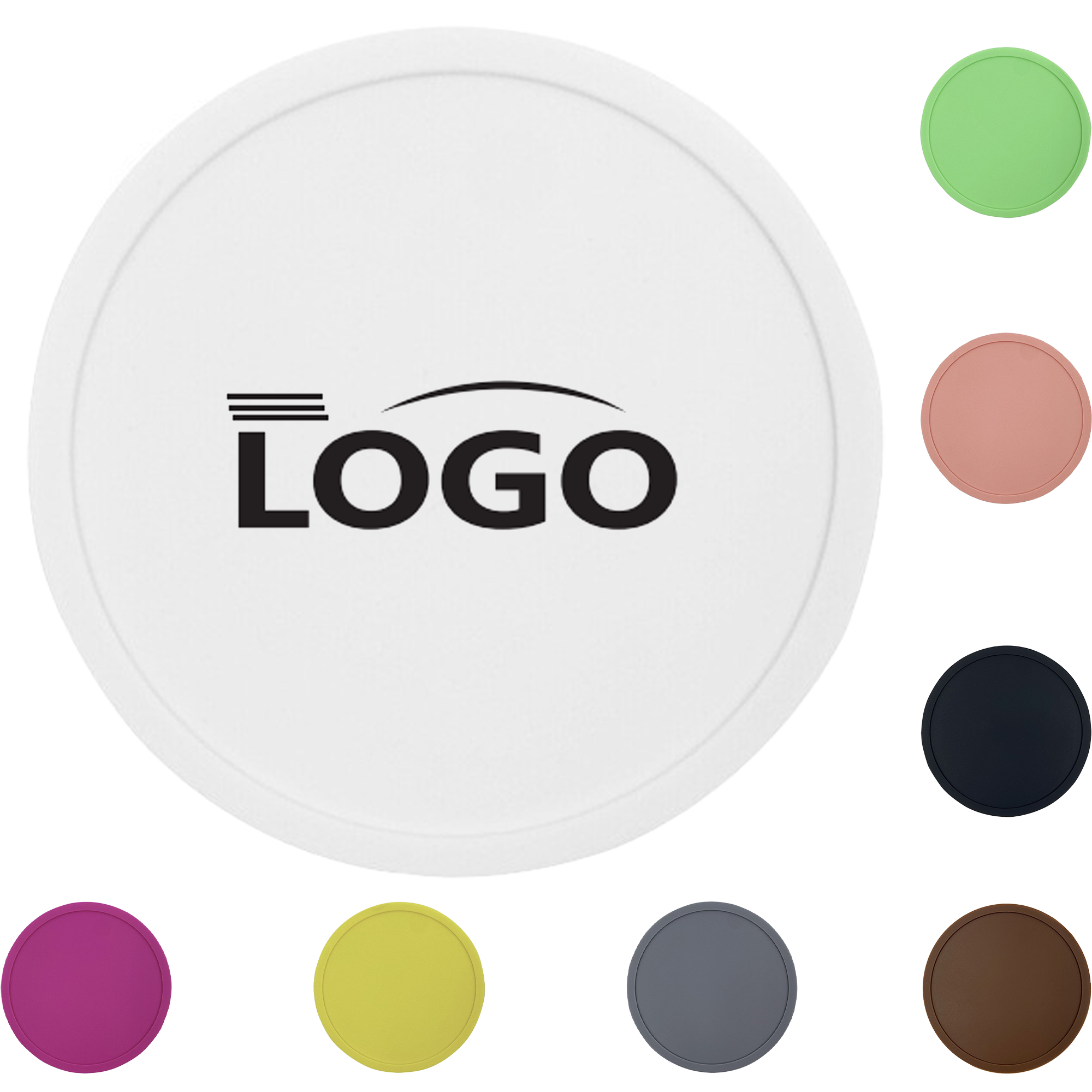Round Heatproof Silicone Coasters