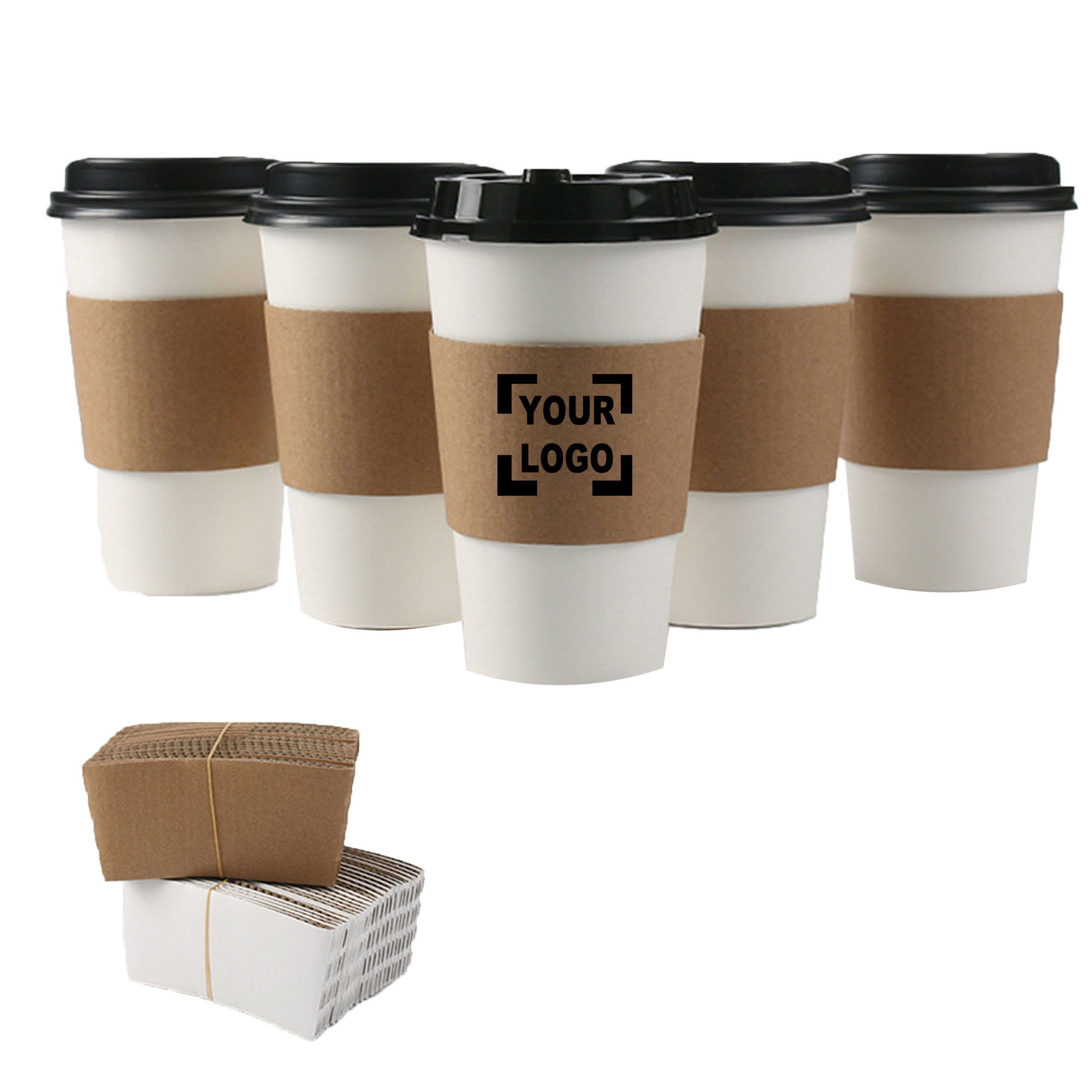 Customizable Beverage Cup Sleeve Wrap 4