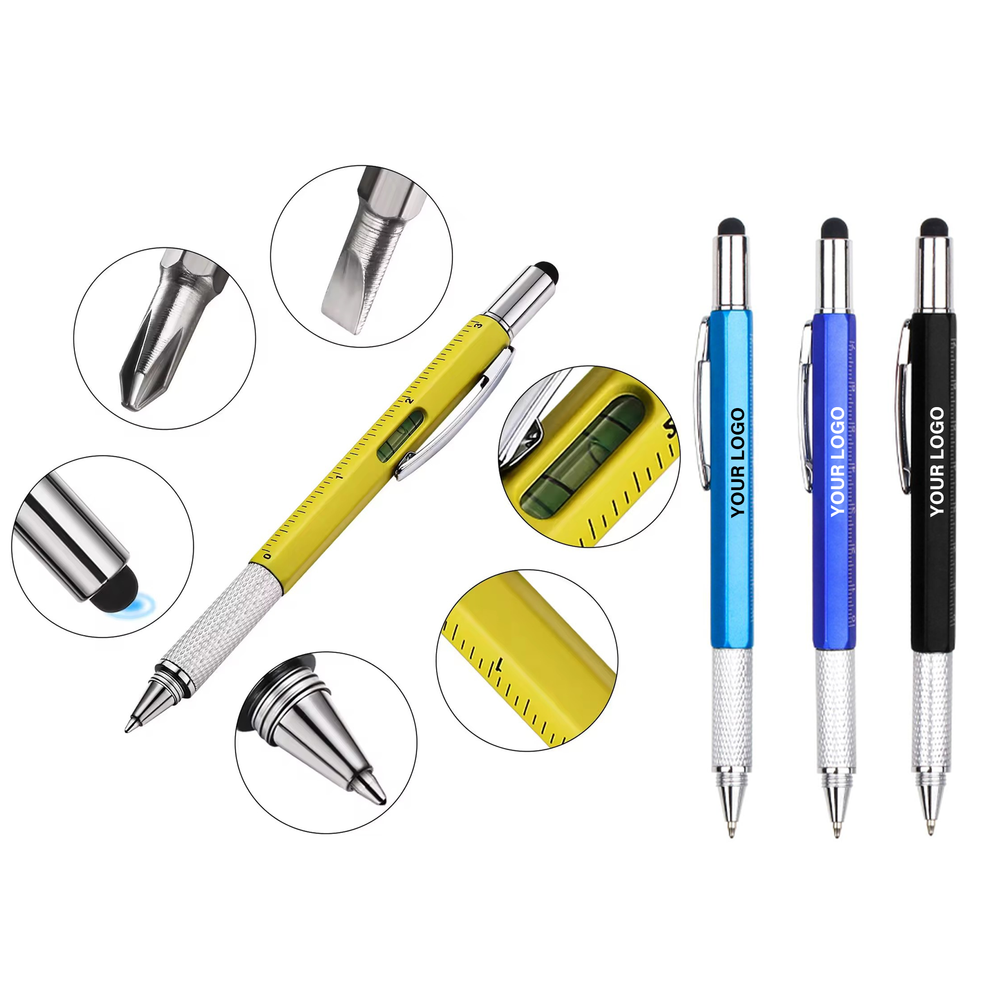 6-in-1 Multi-functional Pen