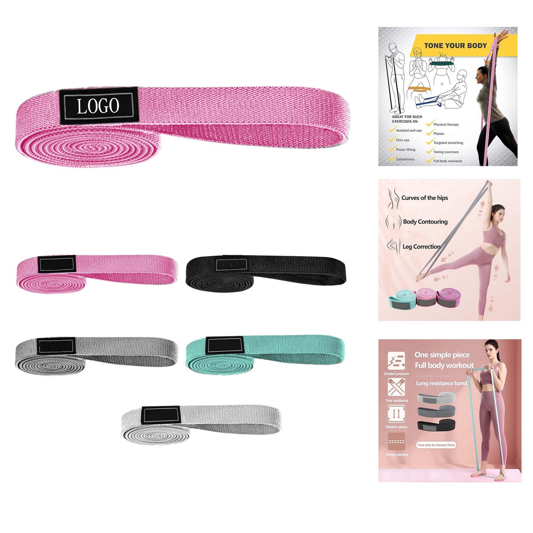 Sports Fitness Elastic Resistance Band