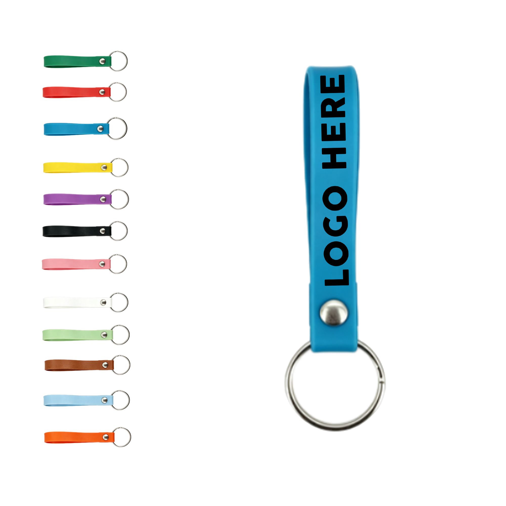 Silicone Strap Keyring 2