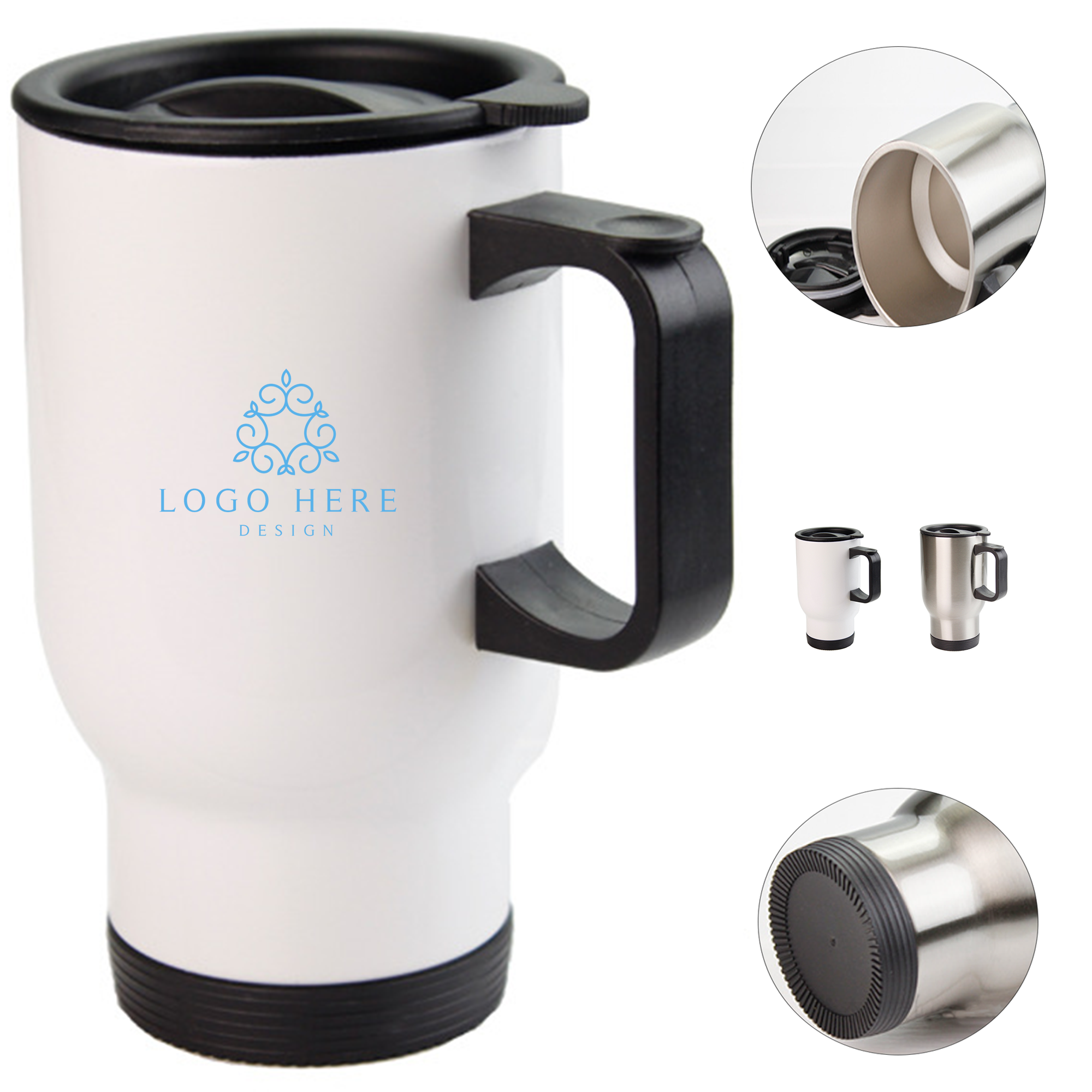 14oz Insulated Travel Coffee Mug 2