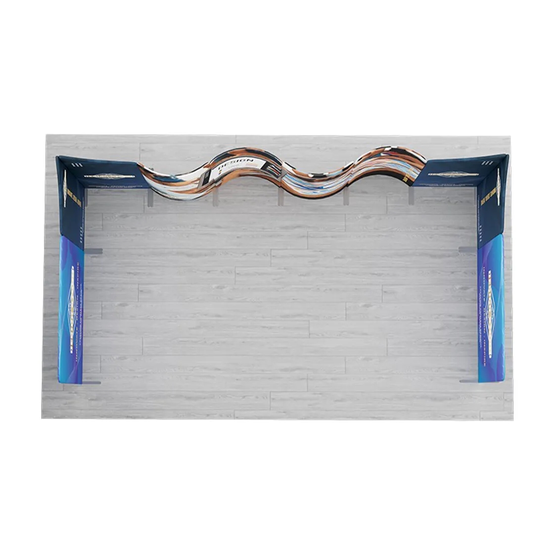 20ft Magnetic Modular Fabric Displays - U Shape 15