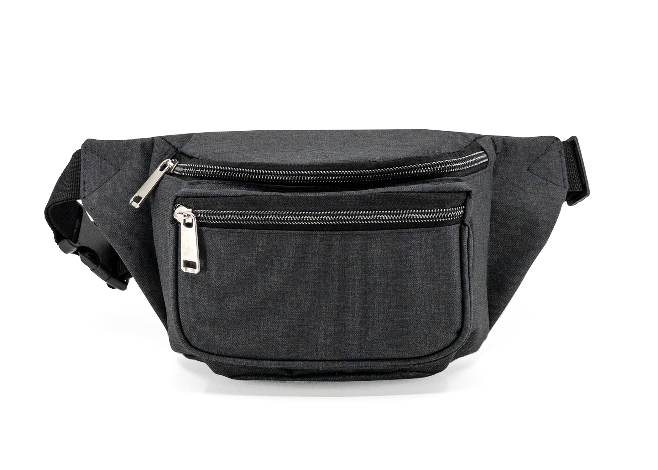 Heathered Three-Zipper Fanny Pack 7