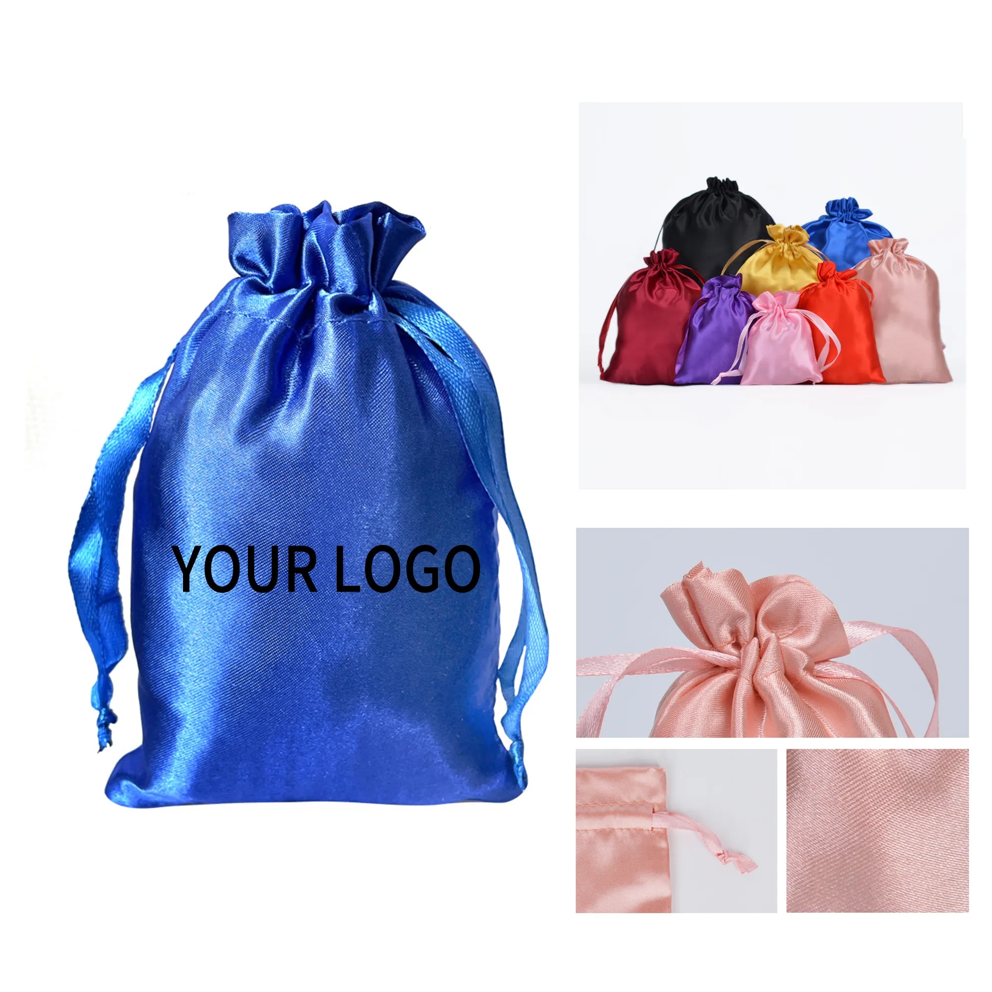Drawstring Gift Bag Silk