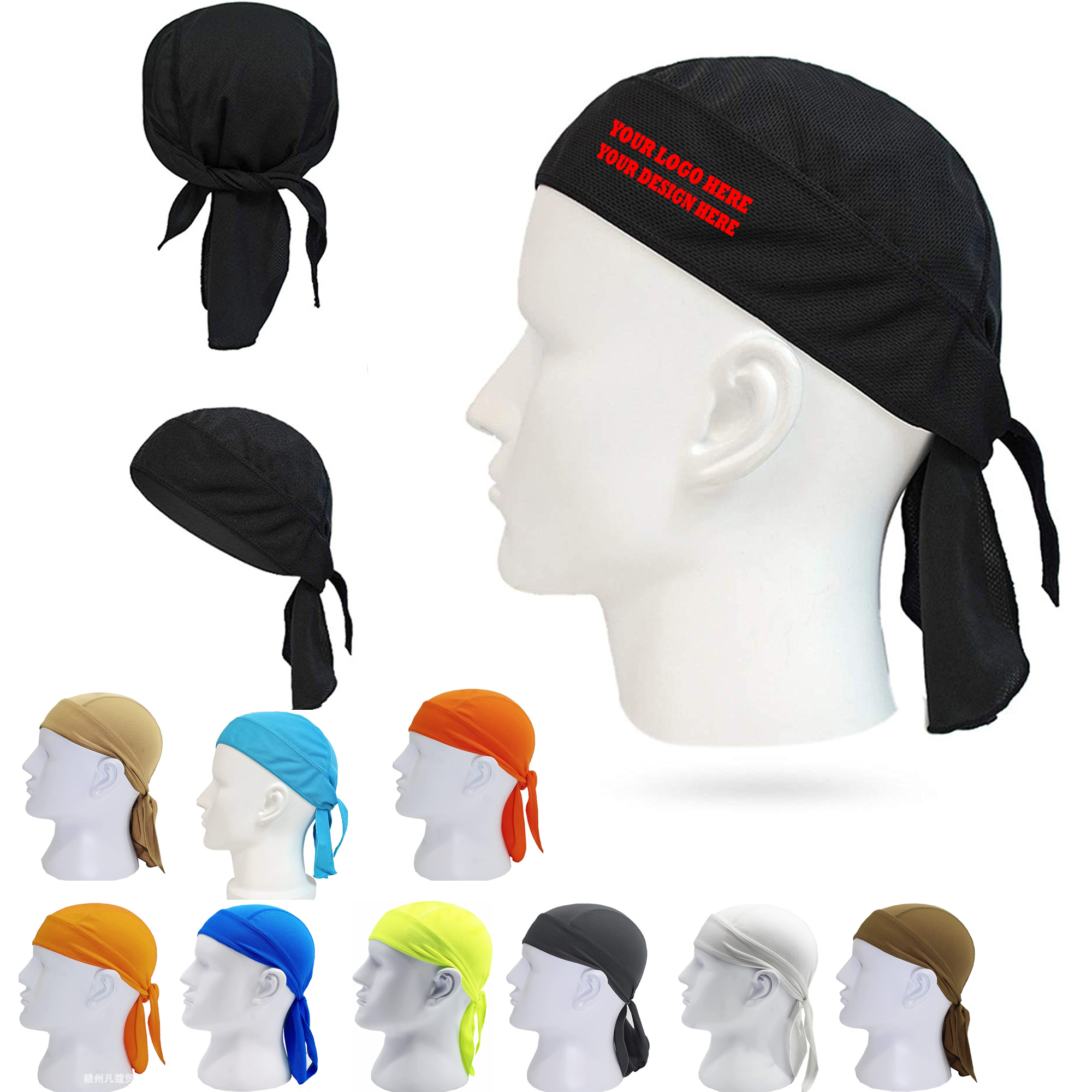 Breathable Skull Cap Sweat-Wicking Beanie Hat 6