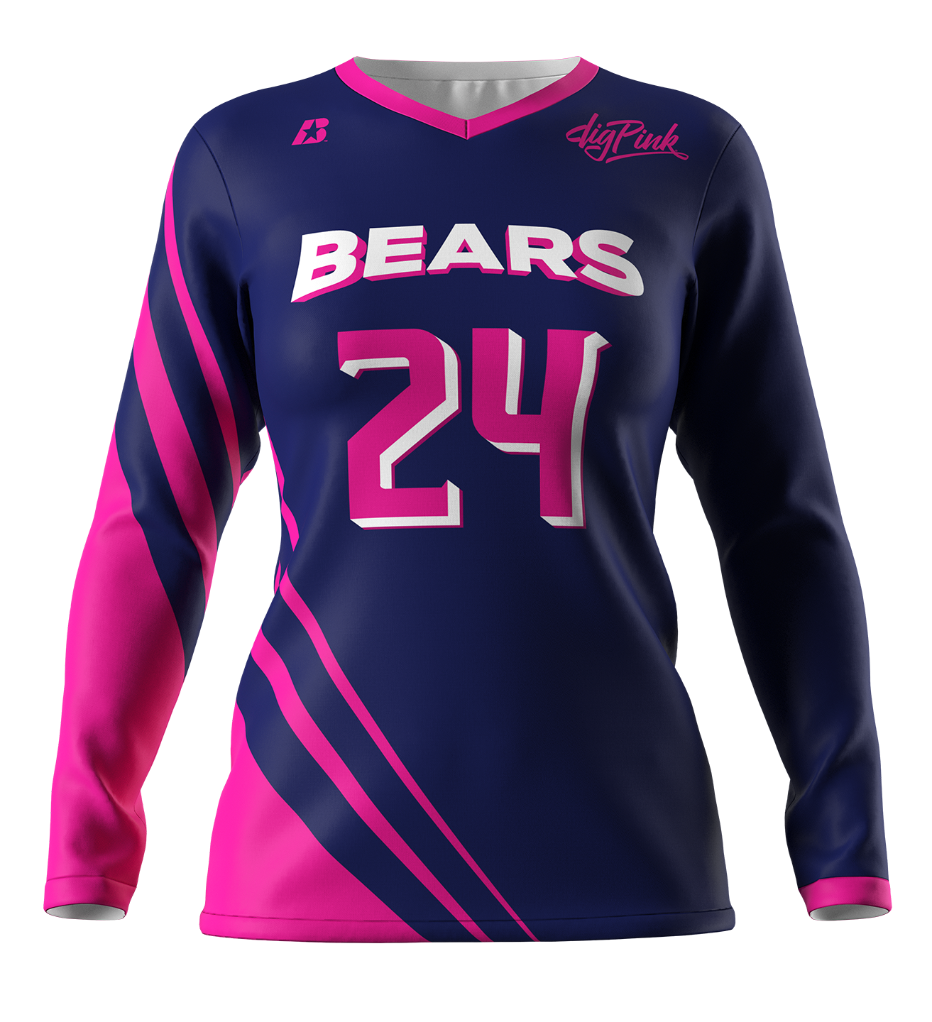 Jersey, Volleyball Long Sleeve, Women's 34