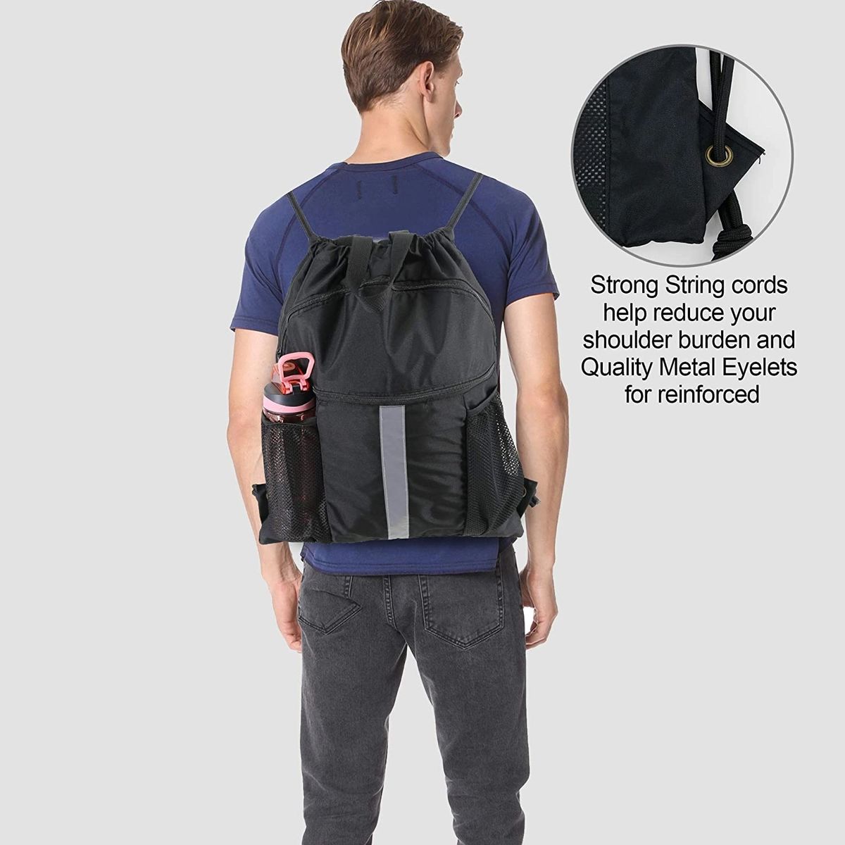 Greystone String Backpack