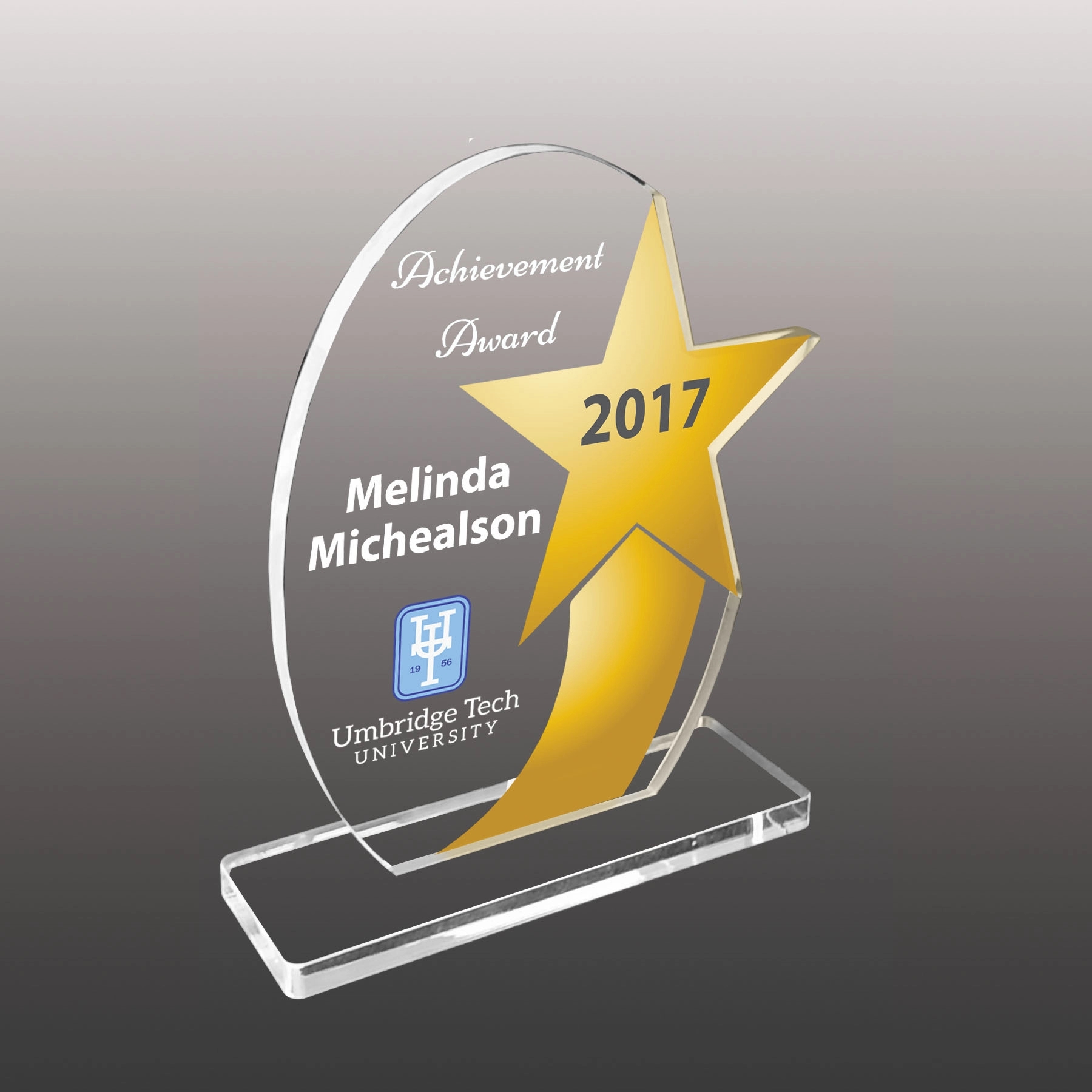 Acrylic Star Award - Ultra Vivid Color 4