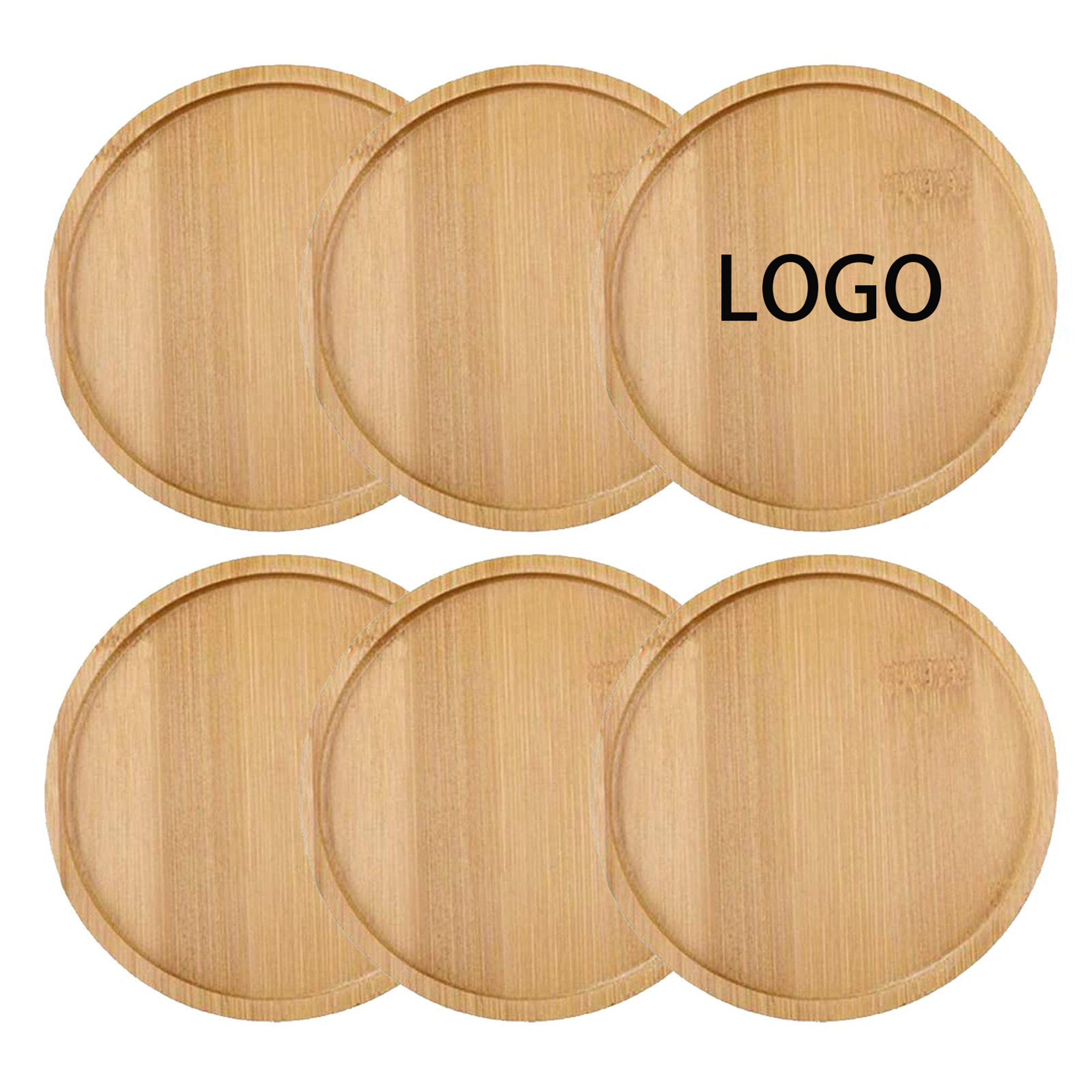 Durable Insulated Round Bamboo Coaster