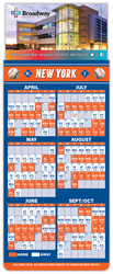 Magna-Card Business Card Magnet - Baseball Schedules (3.5 x 9)