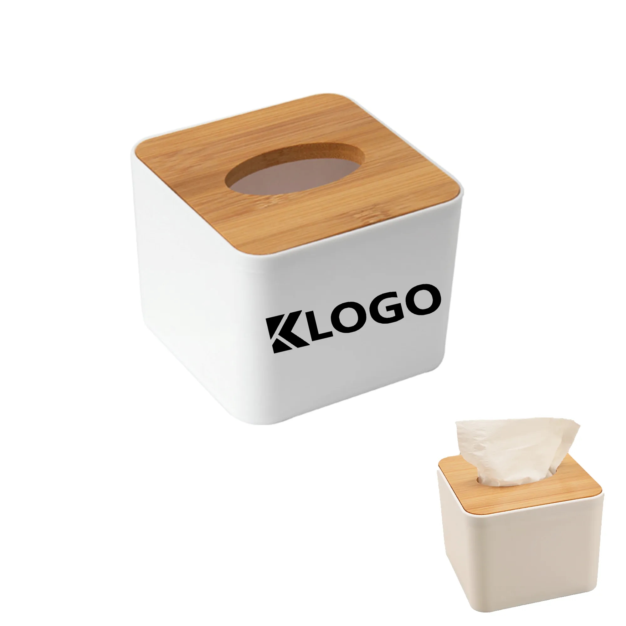 Wood Tissue Box Cover for Disposable Paper