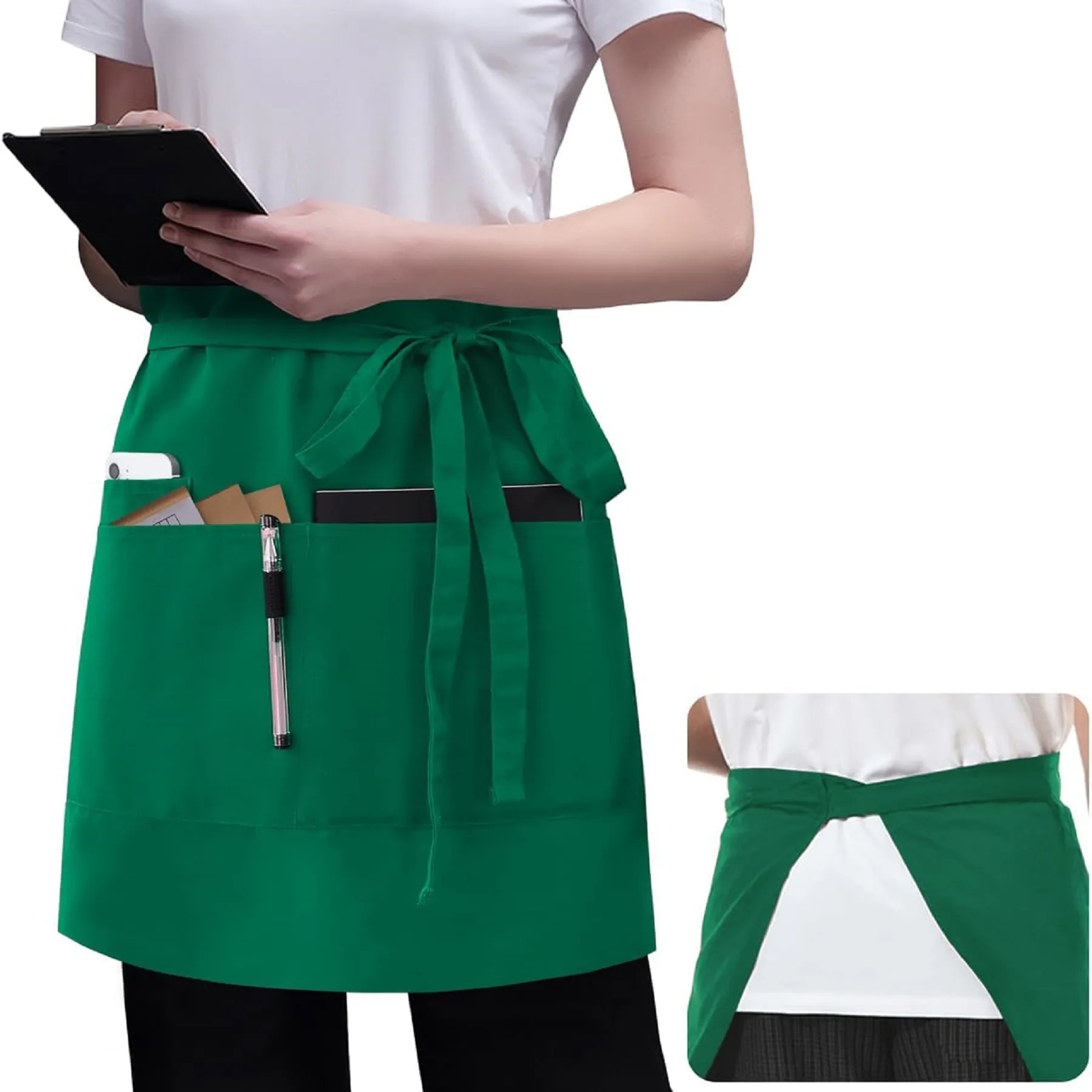 Server Apron with 3 Pockets 21