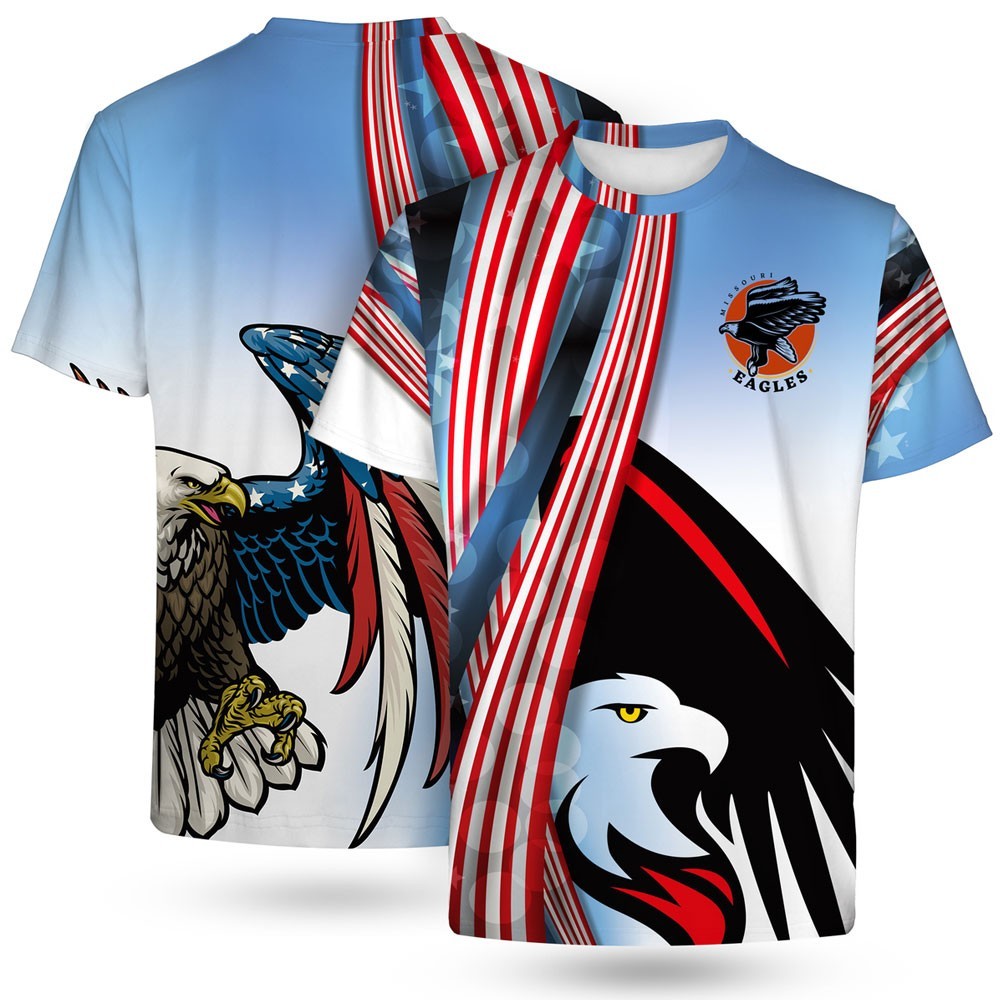 Unisex Full Color Sublimated Short Sleeve T-Shirt (180g/M2) 5