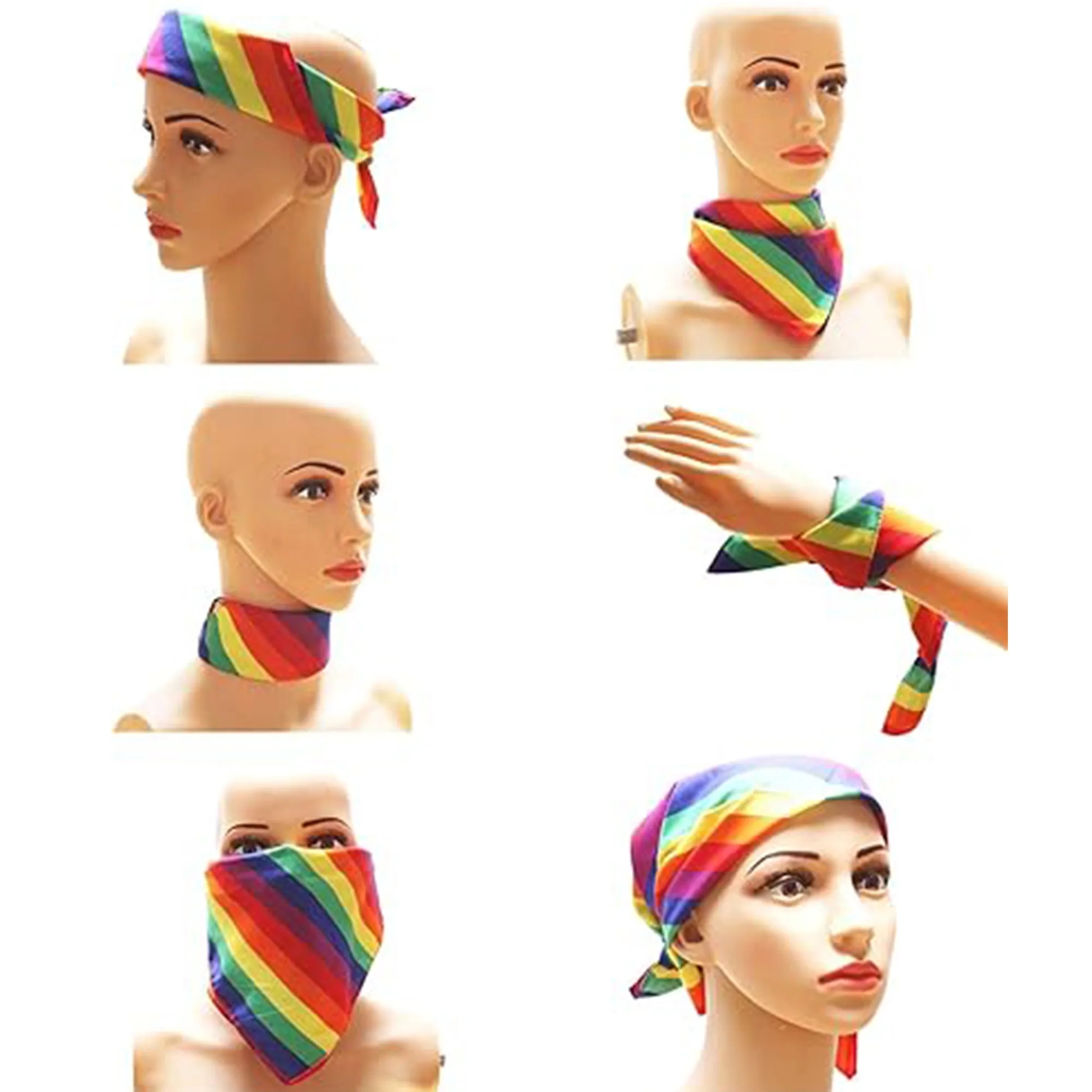 Gay Pride Rainbow Bandana MOQ 50 11