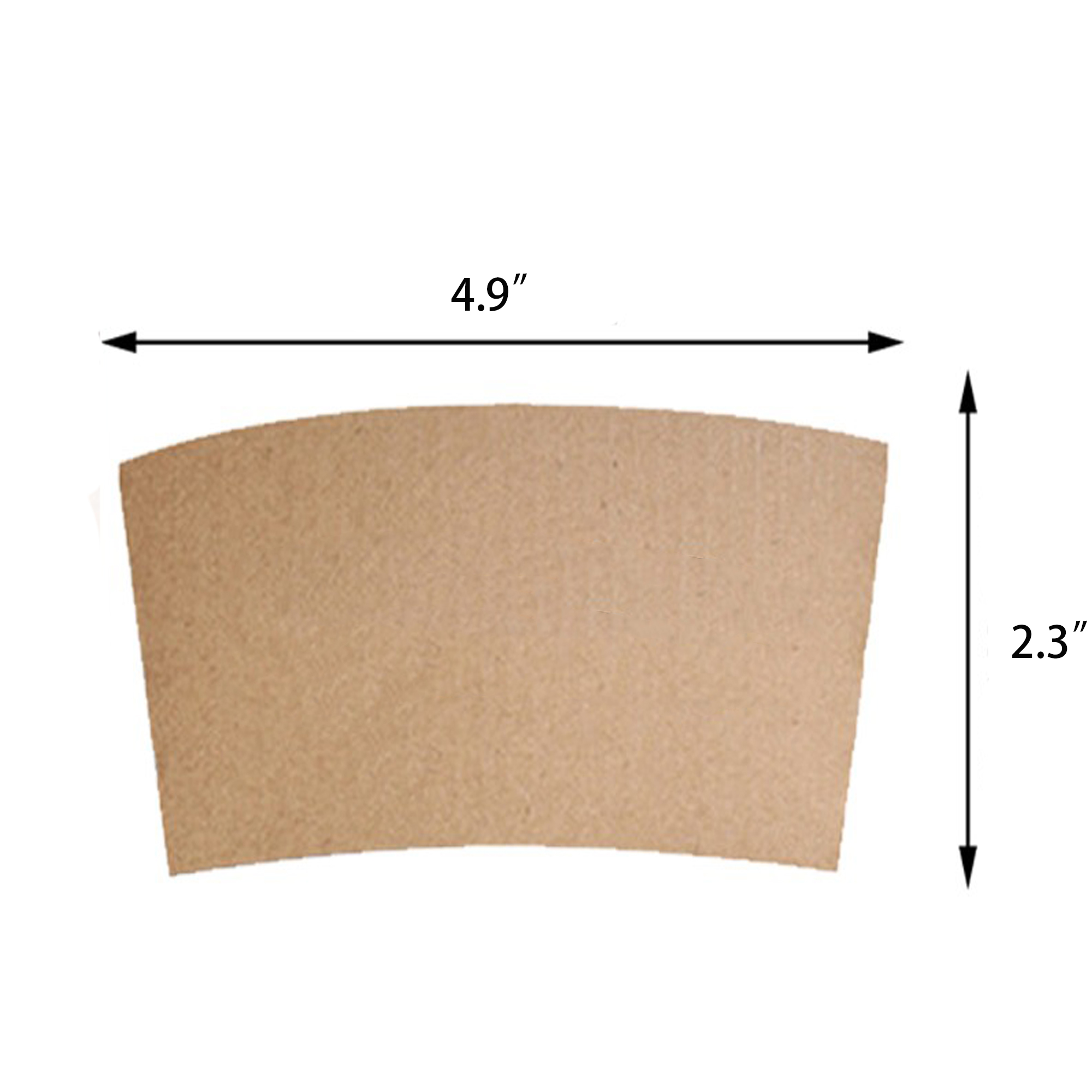 Brown Paper Coffee Cup Cover MOQ 100pcs 5