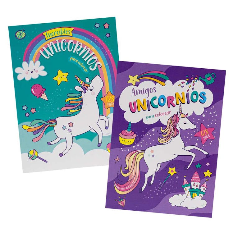 Unicorn Coloring Books Spanish - 128 Pages 3