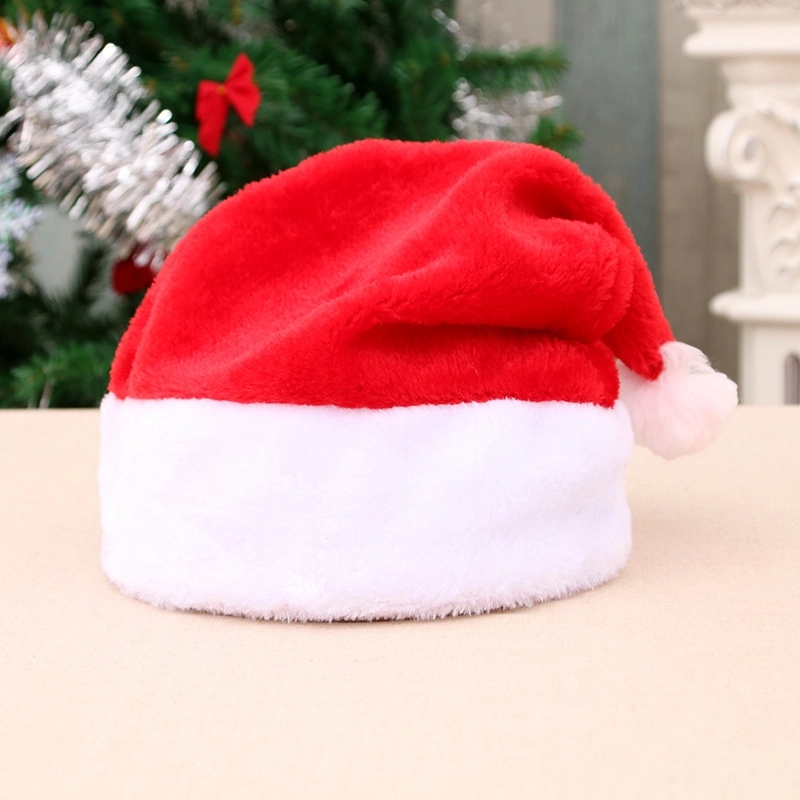 New Year Thick Plush Kids and Adult Christmas Hat