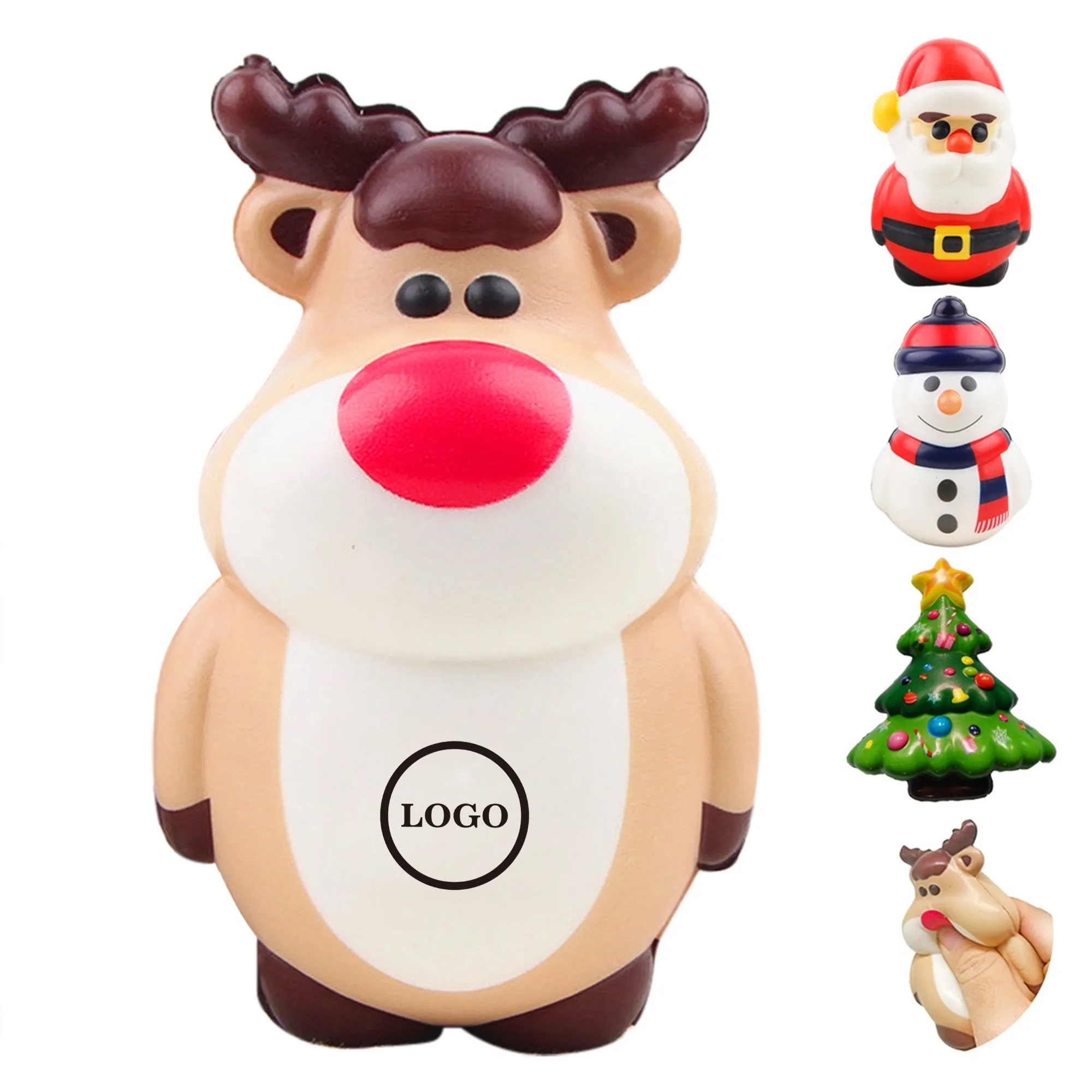 Christmas-Themed Stress Relief Foam Toys 10