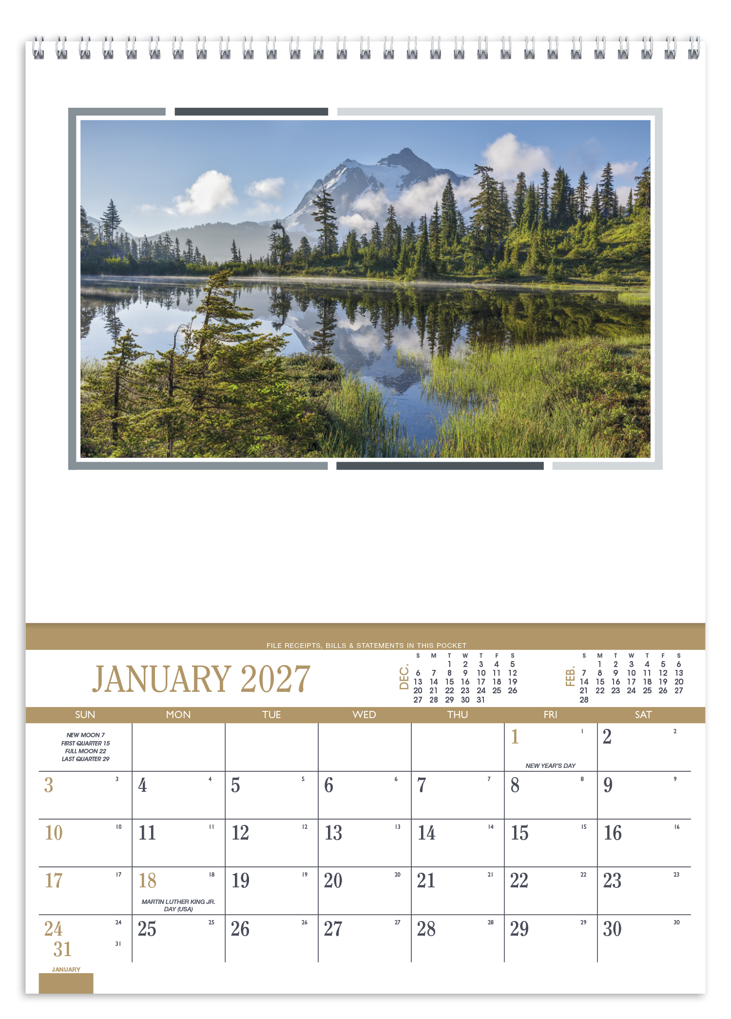 Triumph Calendars Recipe Pocket Calendar