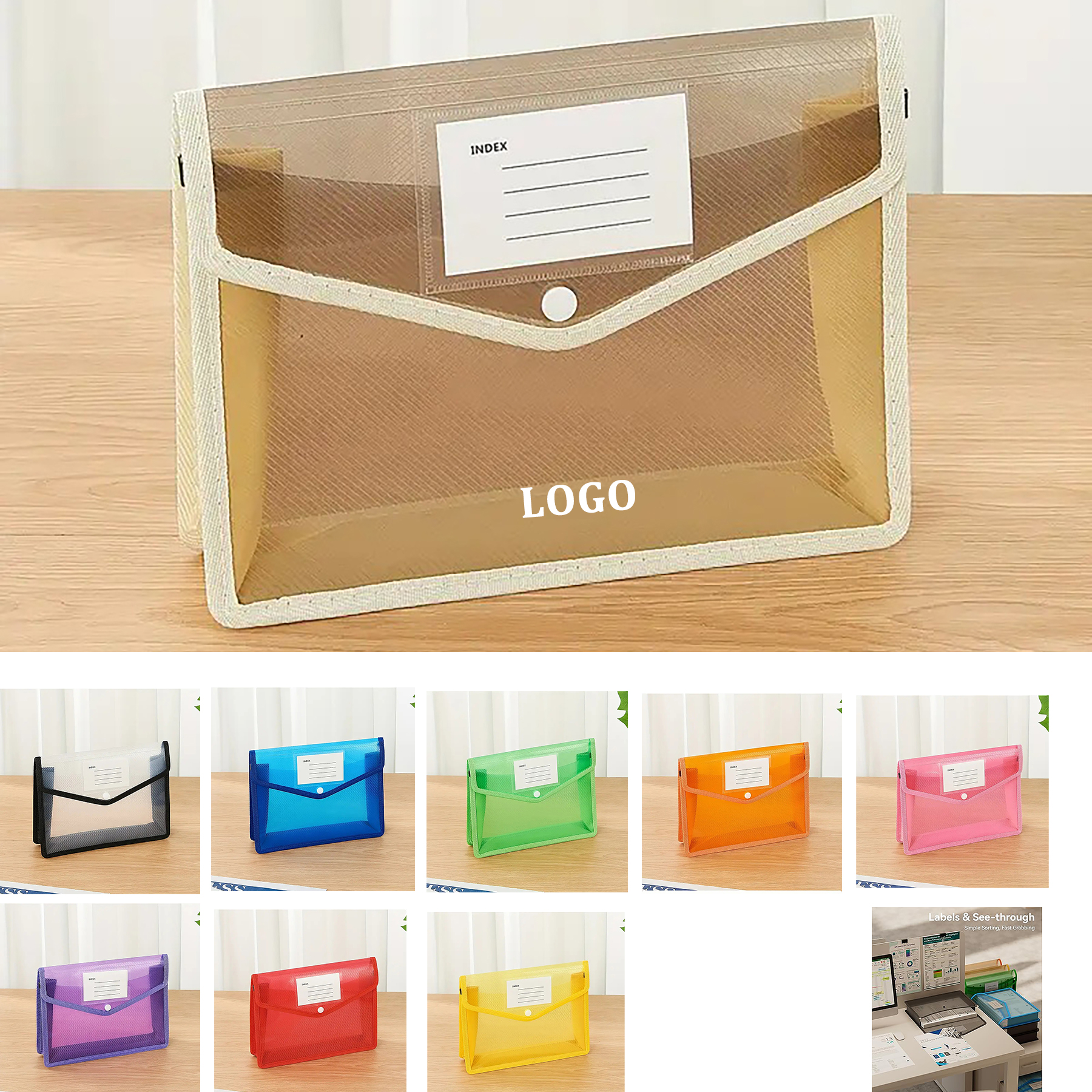 Plastic Expanding Document Folder 23