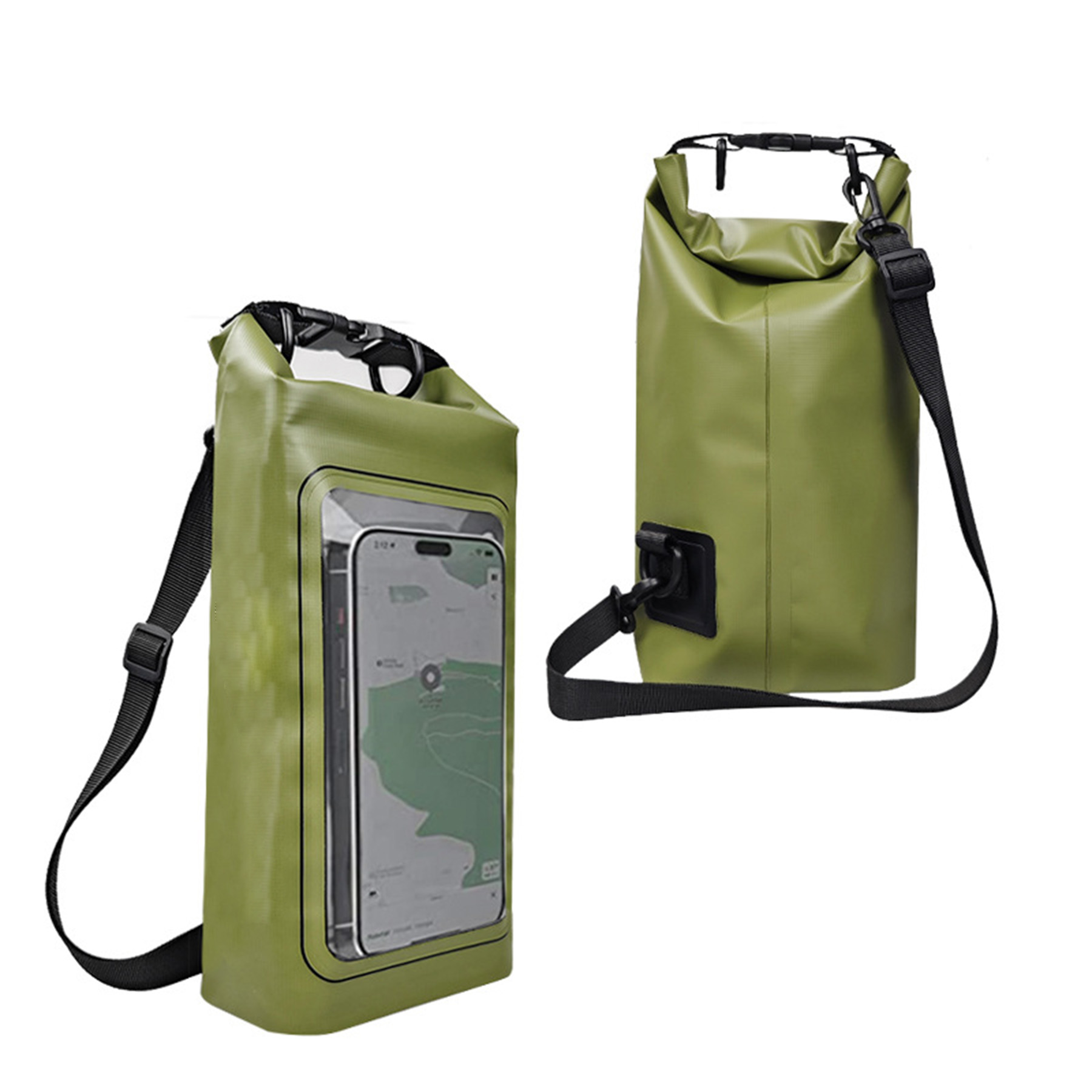 Roll Top Waterproof Backpack Straps 34