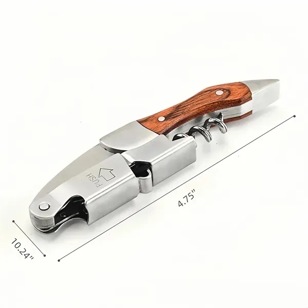 Steel Wine Opener with Ergonomic Corkscrew for Bottles 13