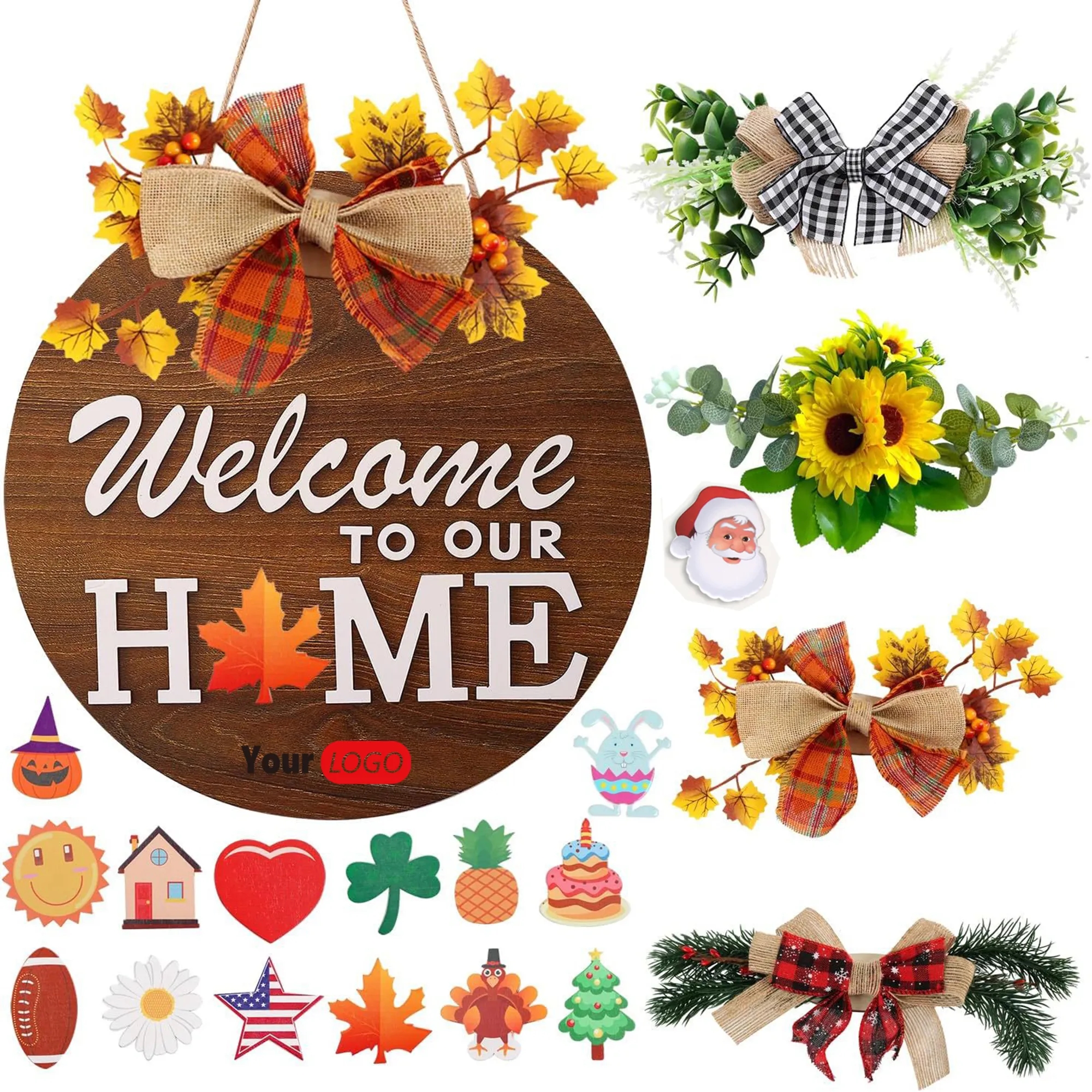 Glowing Christmas Welcome Listing Decoration 4