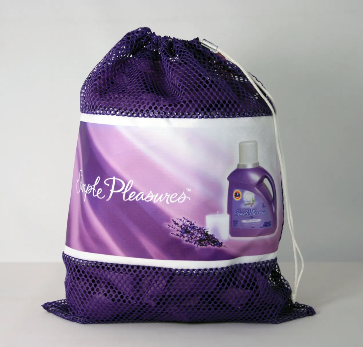 Mesh Laundry Bag With Panel 34