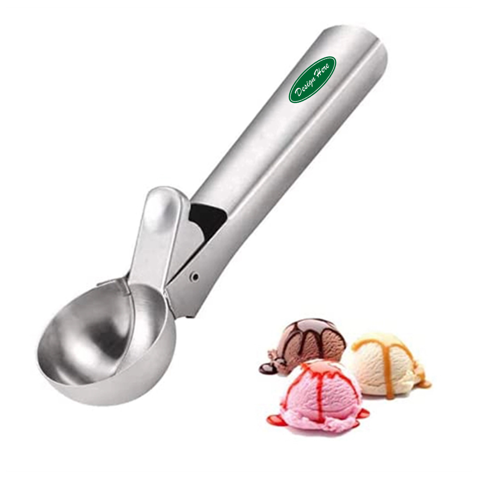 Stainless Steel Ice Cream Scoop 3