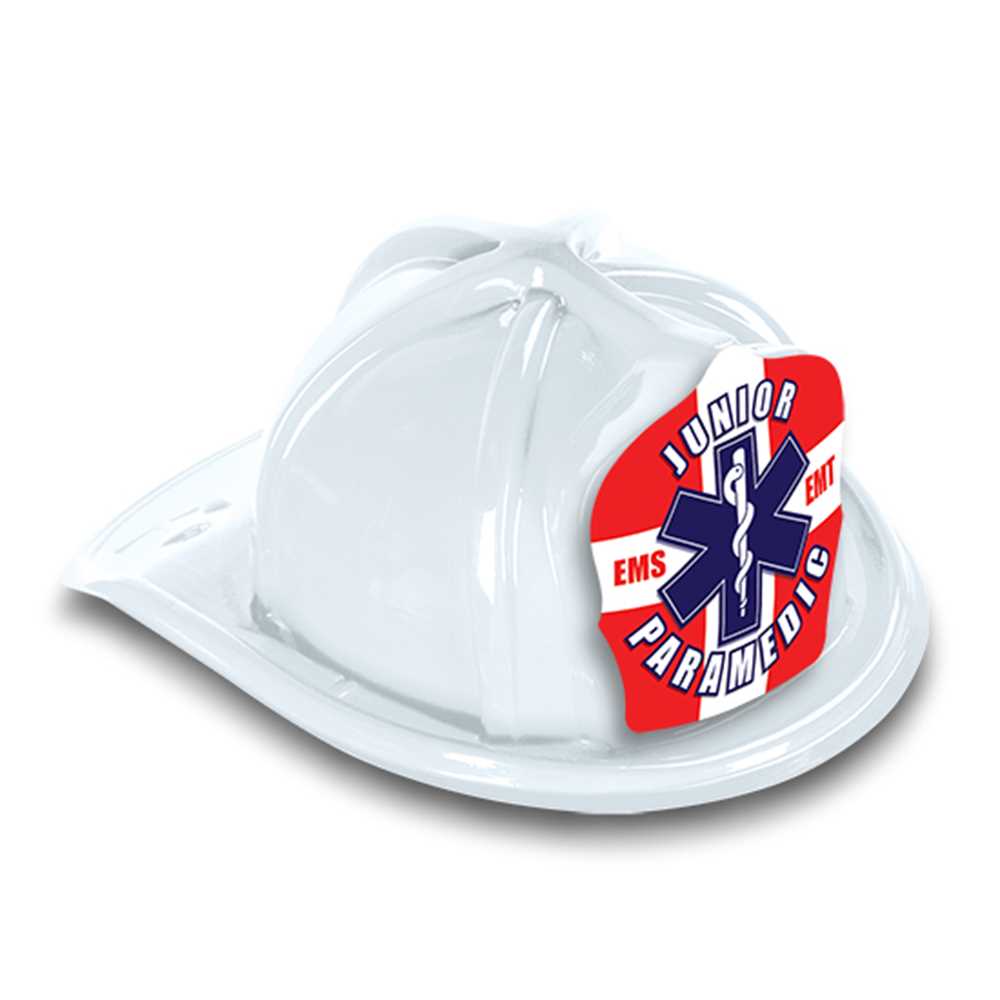 The Red, White, & Blue Jr. Paramedic Helmet with Chin Straps Included