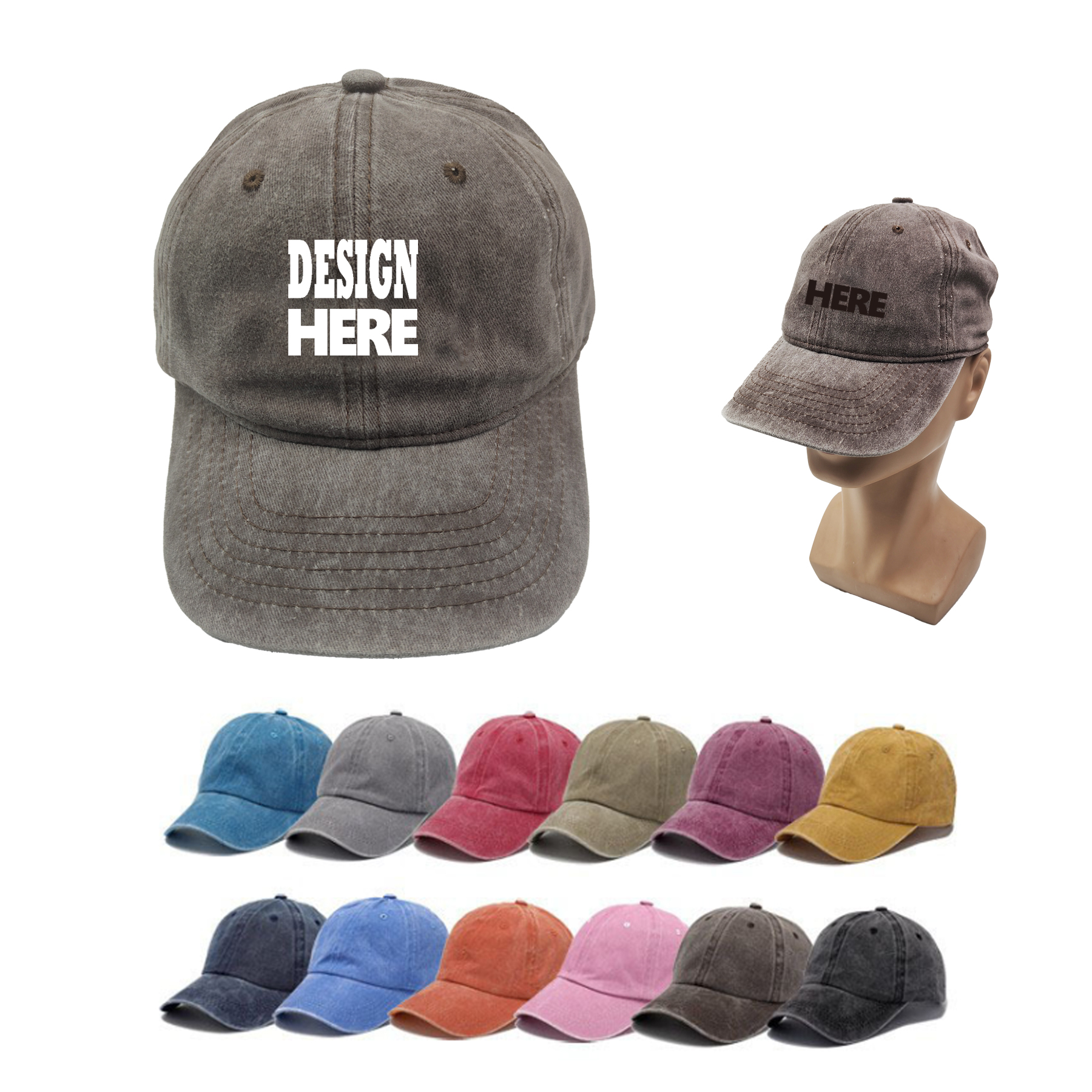 Vintage Washed Unisex Cap